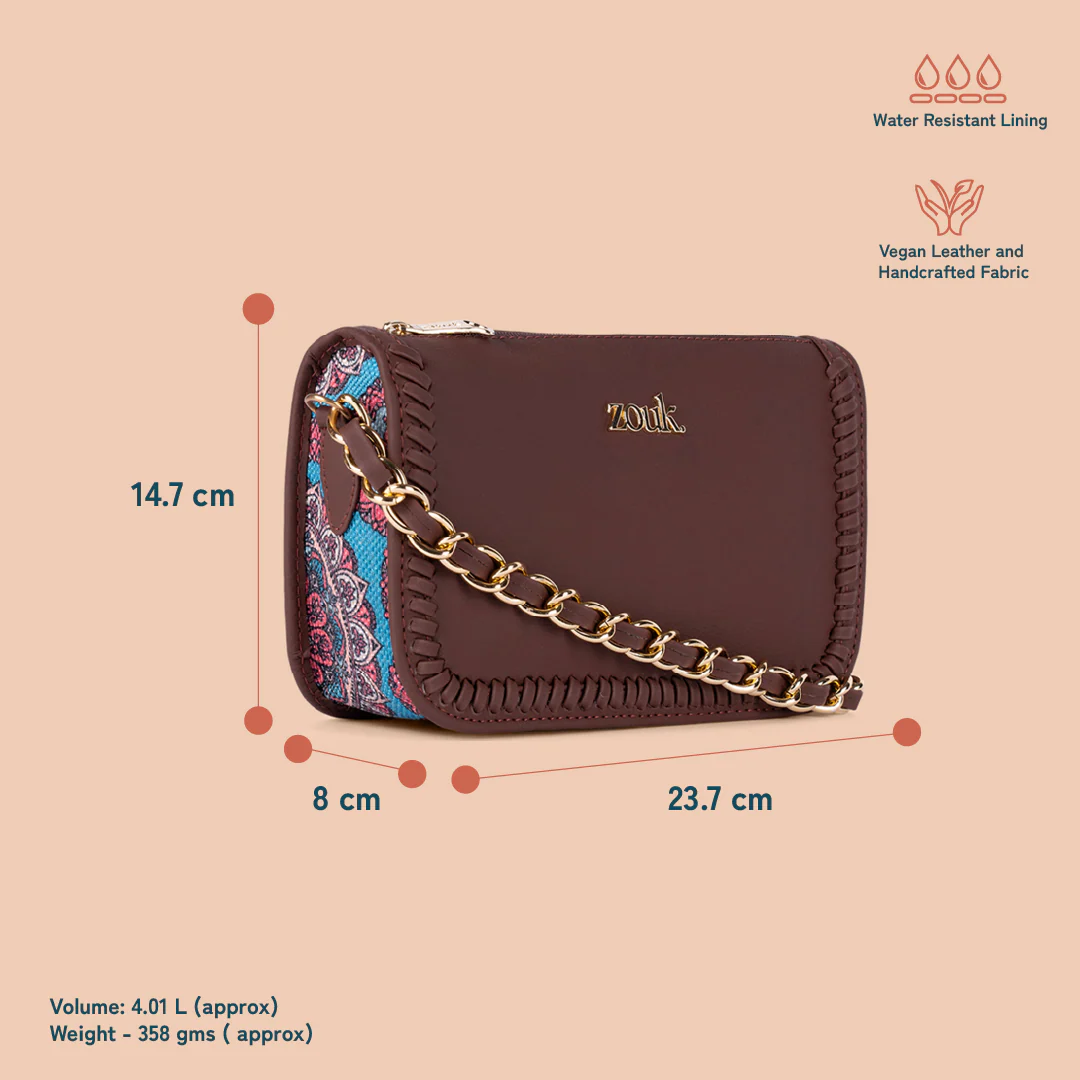 Aalya Baguette - Multicolor Mandala Print - Image 5