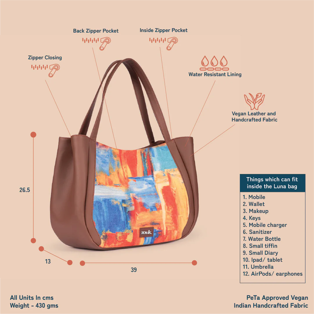 Abstract Amaze Luna Handbag - Image 6