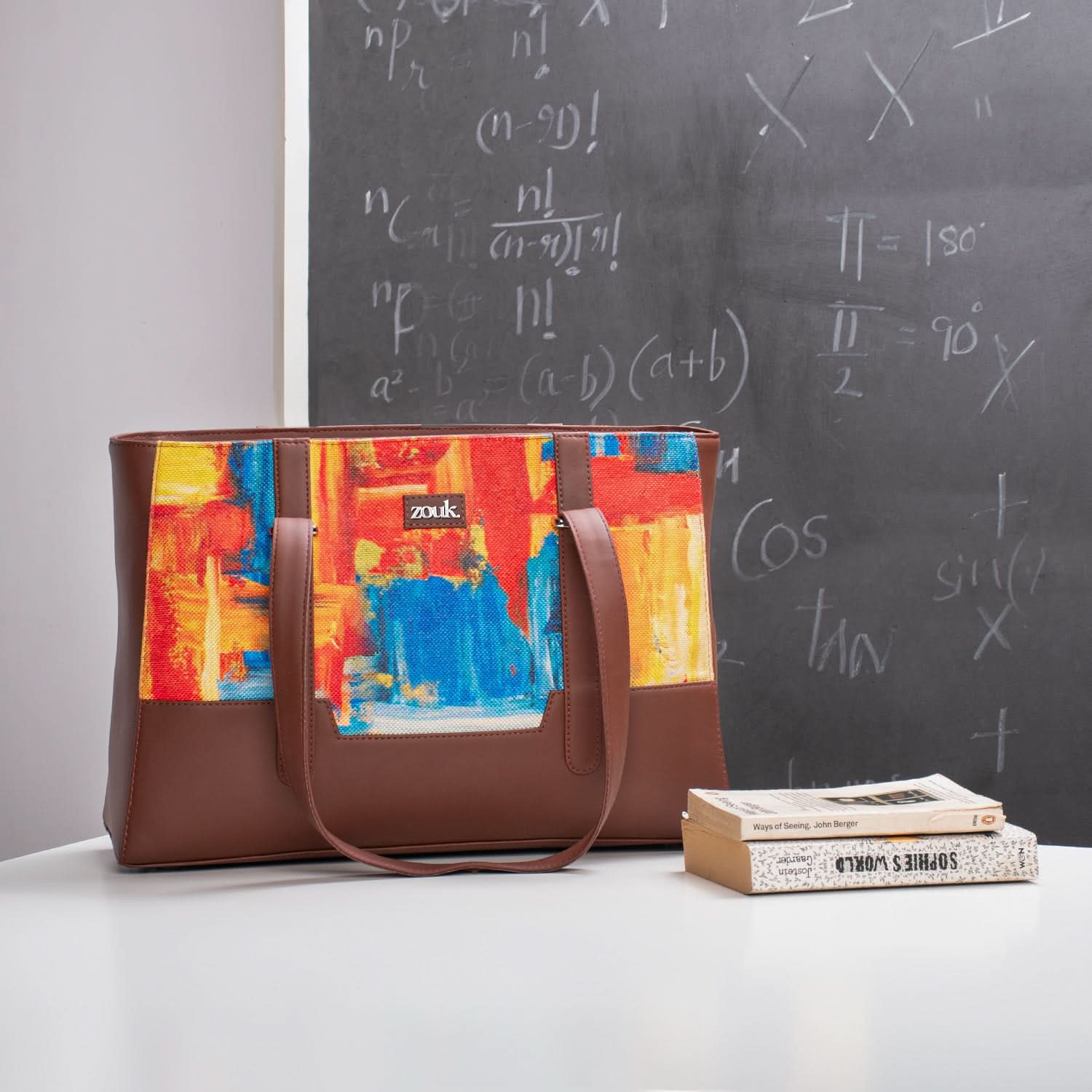 Zouk Abstract Amaze Maya Multitasker ToteĀ Bag - Image 2