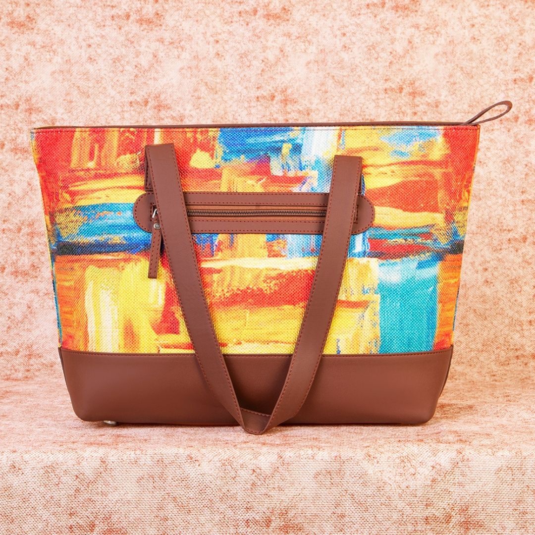 Abstract Amaze Shoulder Tote Bag - Image 2