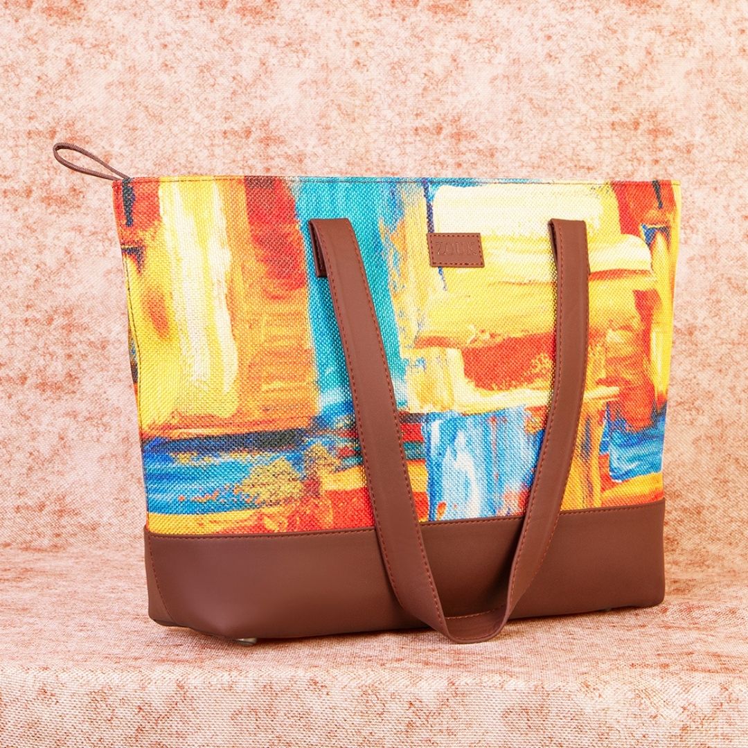 Abstract Amaze Shoulder Tote Bag - Image 7