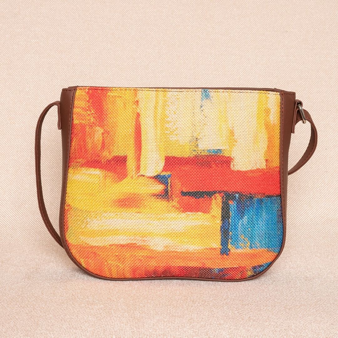 Abstract Amaze U-Shaped Sling Bag - Image 2