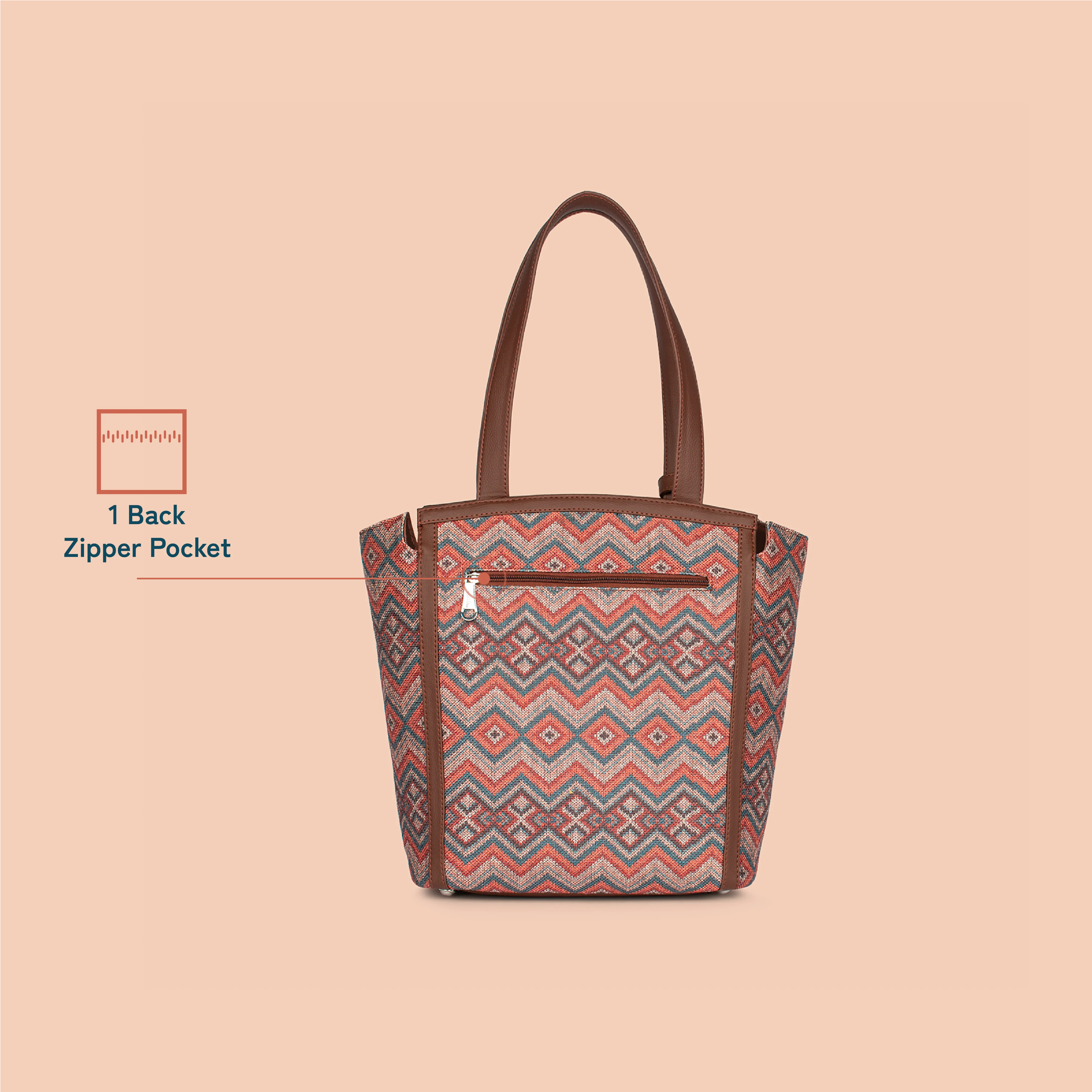 Rhea Kapoor Adira Tote Bag - Gwalior Weaves - Image 4