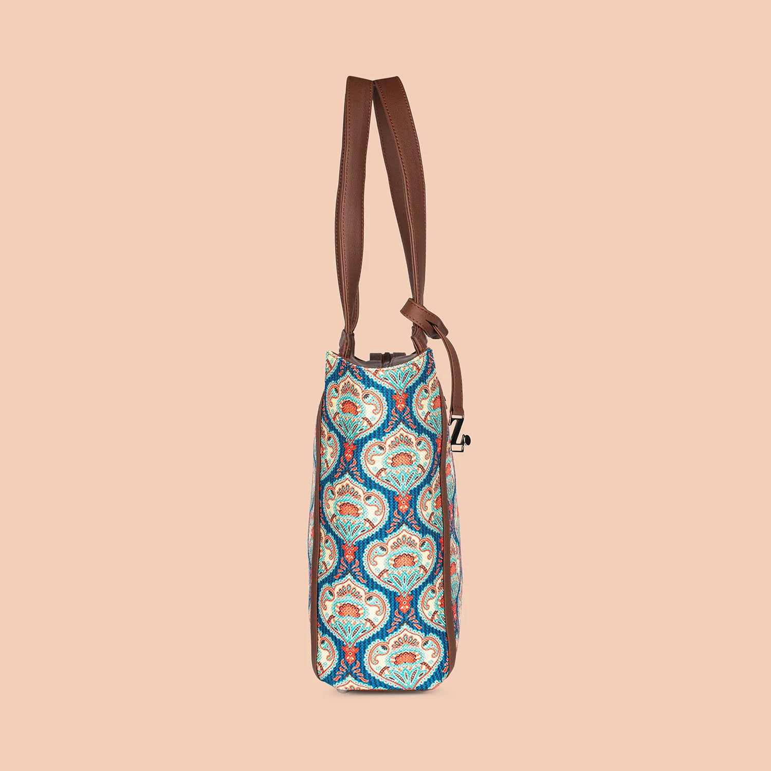 Rhea Kapoor Adira Tote Bag - Kovil Blue - Image 6