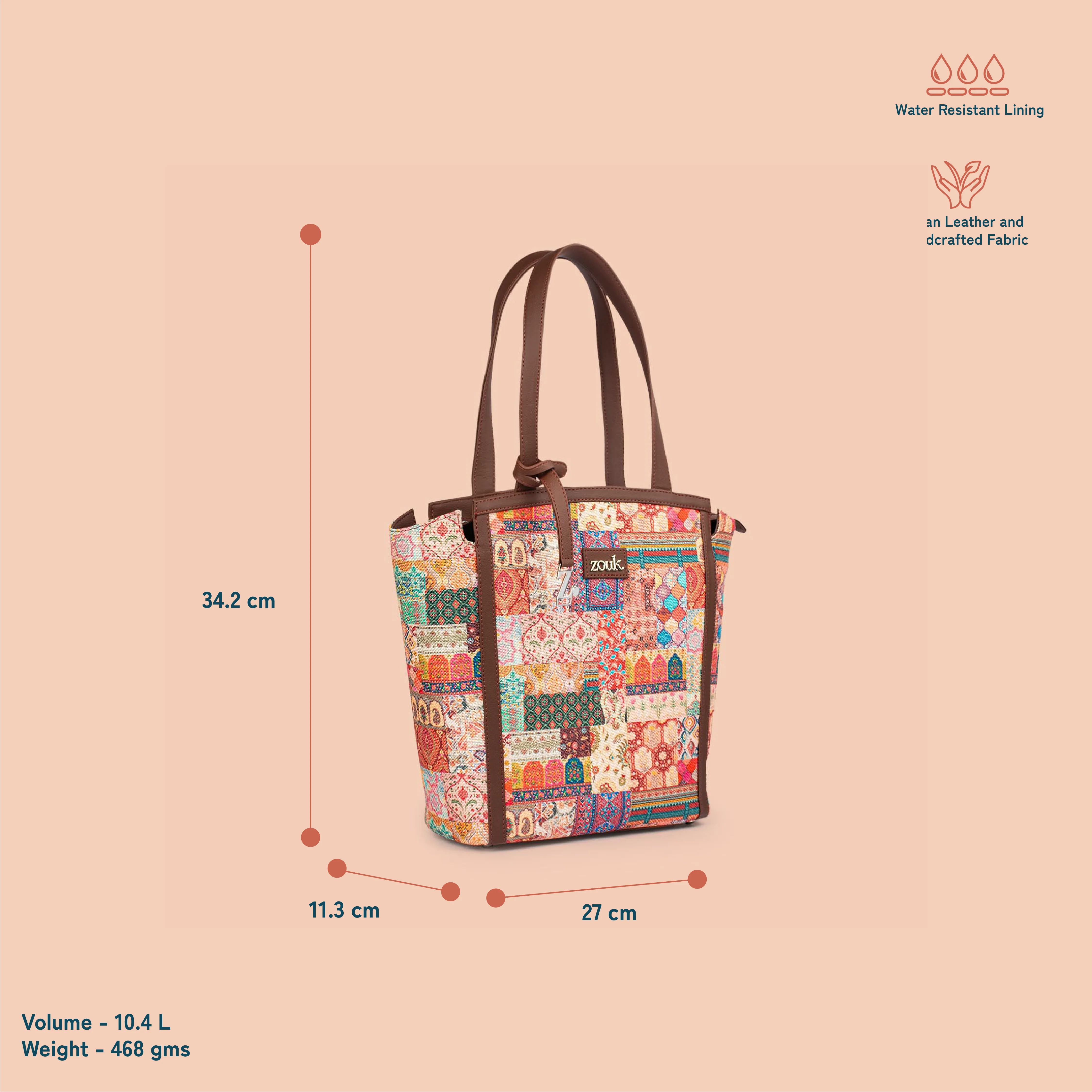 Rhea Kapoor Adira Tote Bag - Kutch Gamthi - Image 3
