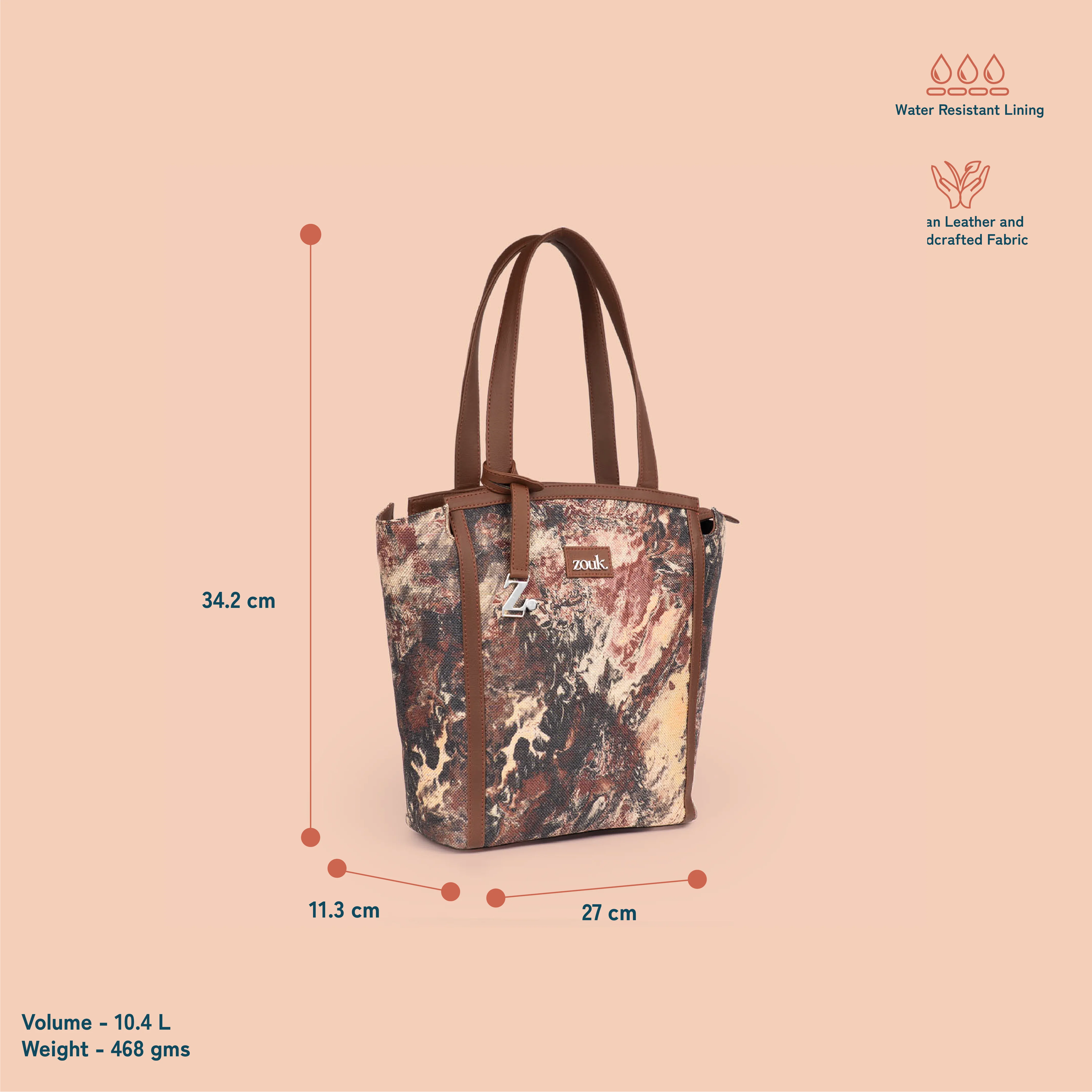 Rhea Kapoor Adira Tote Bag - Malabar Cascades - Image 4