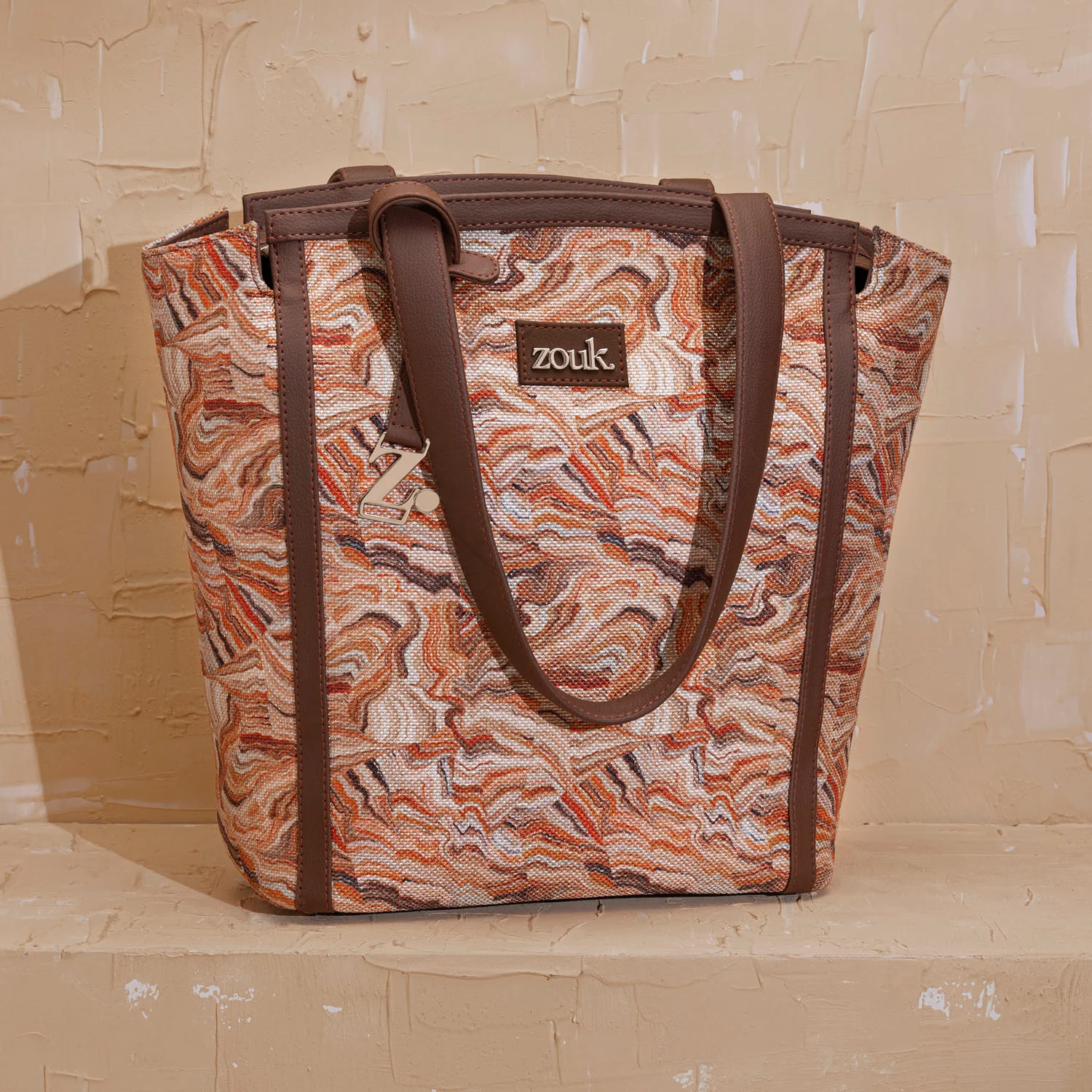 Rhea Kapoor Adira Tote Bag - Nicobar Coral