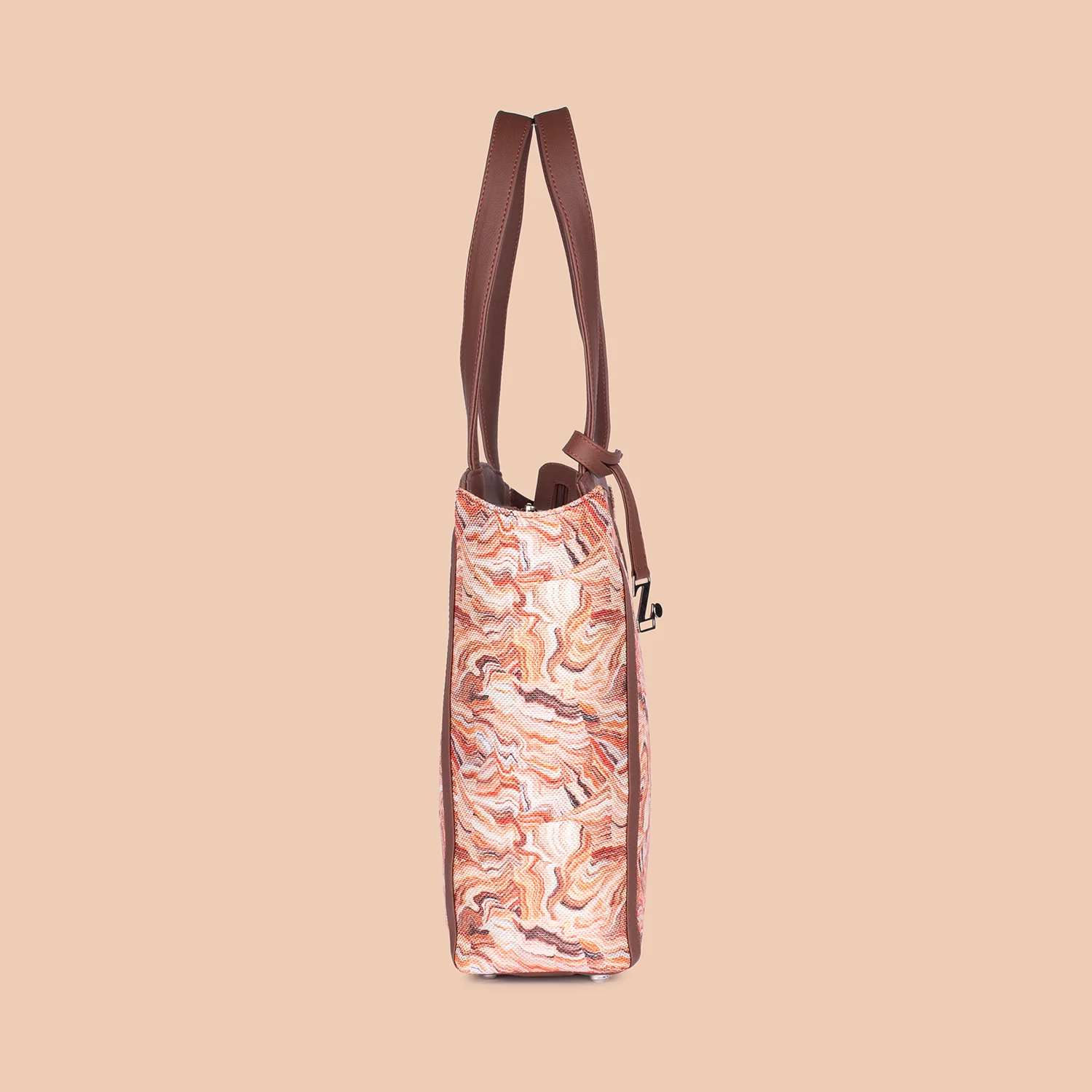 Rhea Kapoor Adira Tote Bag - Nicobar Coral - Image 7