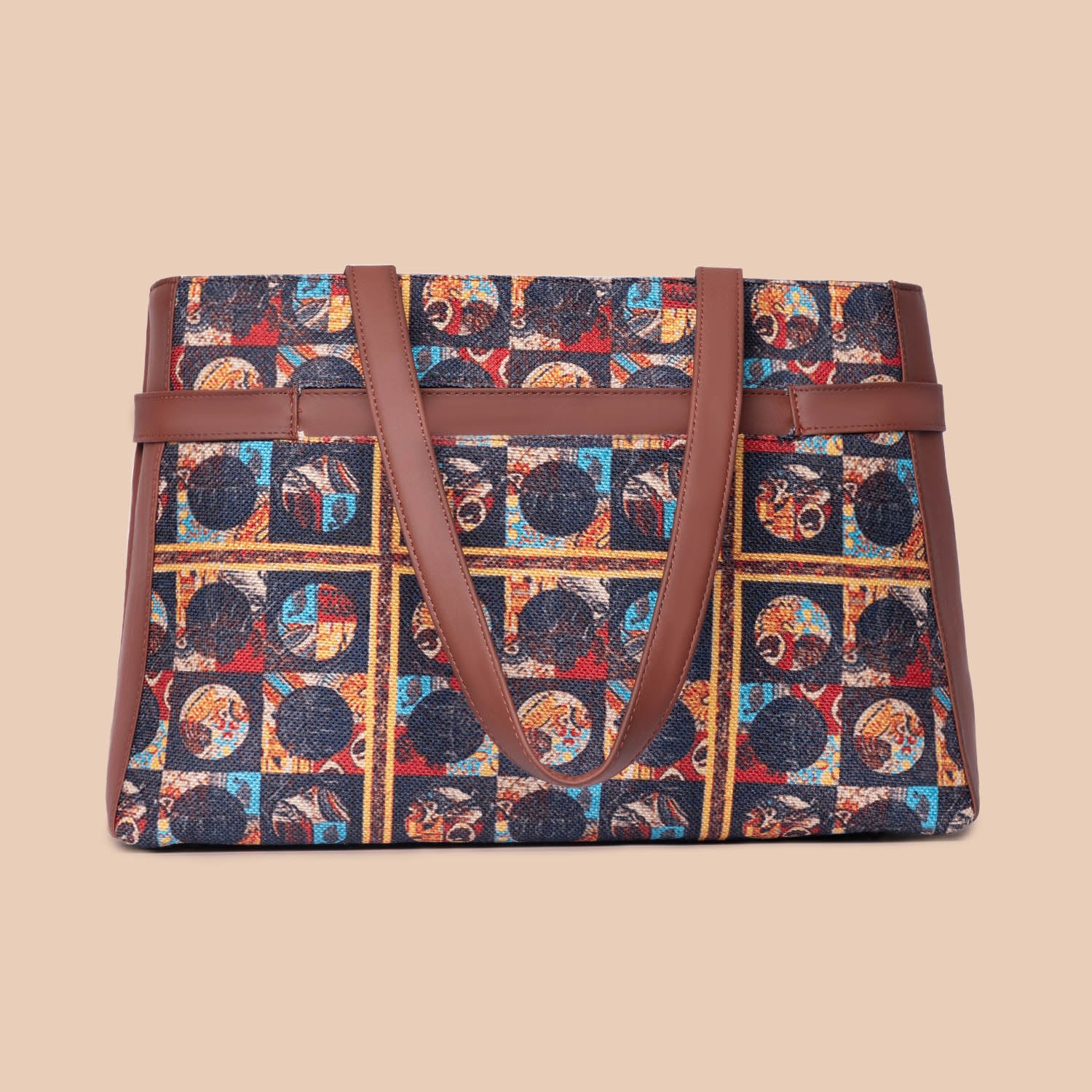 African Art Statement Office Bag - Image 3