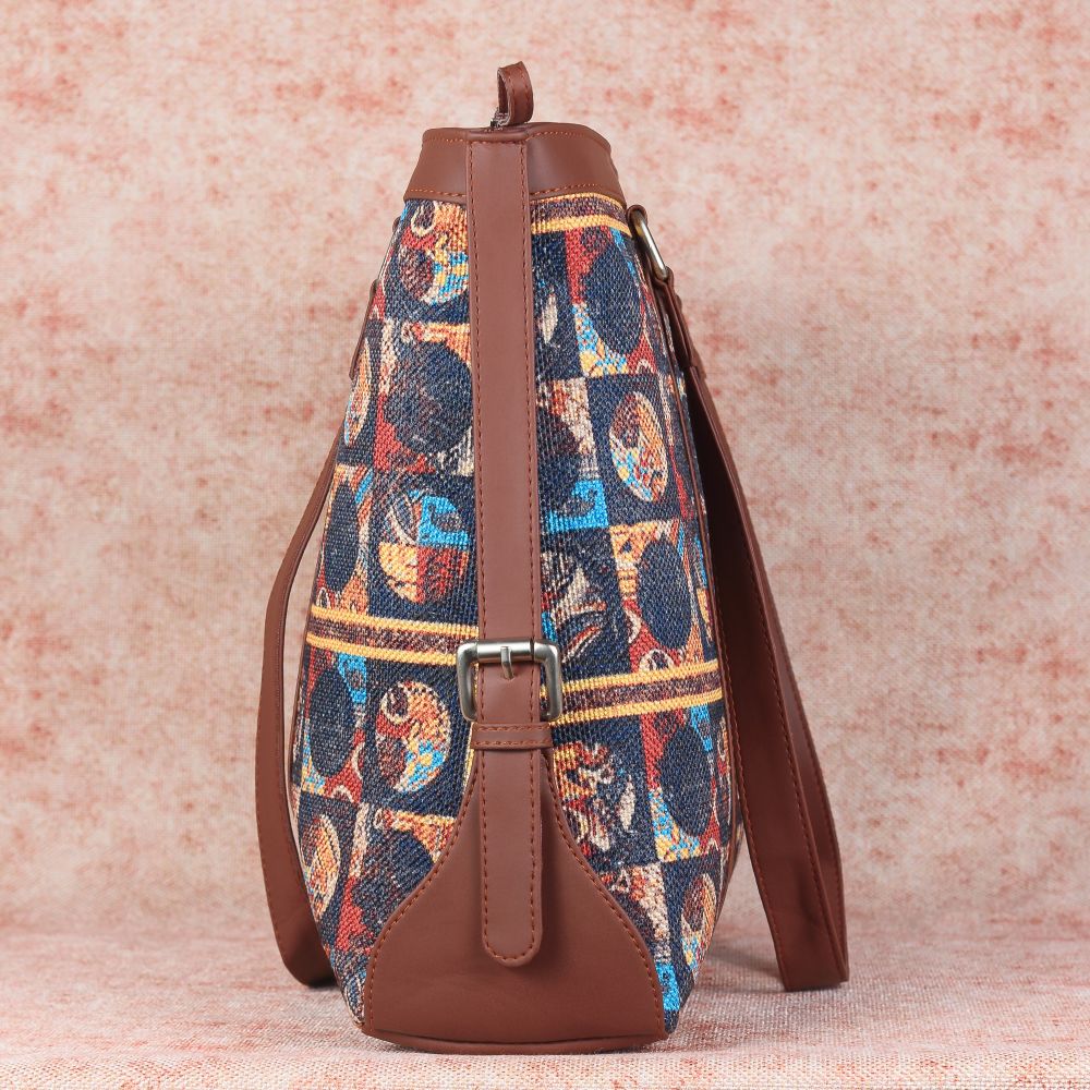 African Art - Women's Office Bag & Sling Bag Combo - Image 4