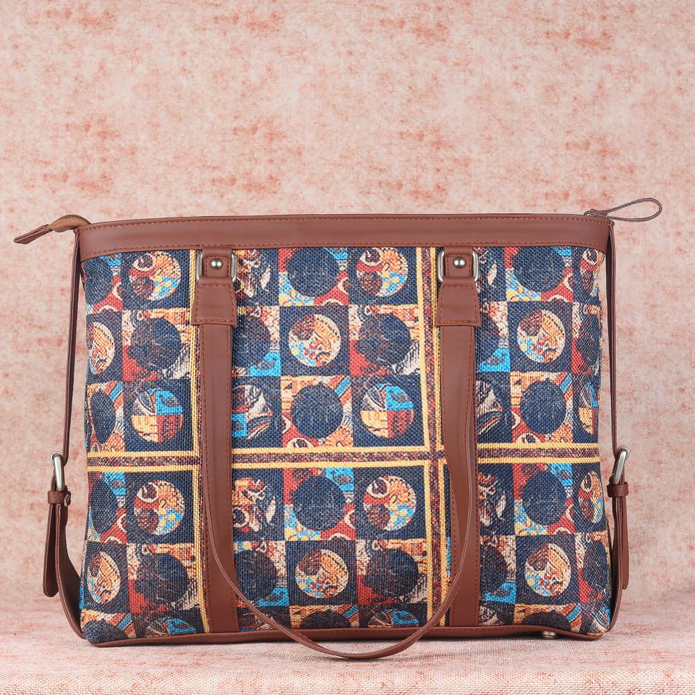 African Art - Women's Office Bag & Sling Bag Combo - Image 5