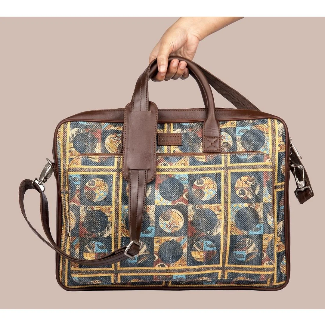 African Art Laptop Bag - Image 5