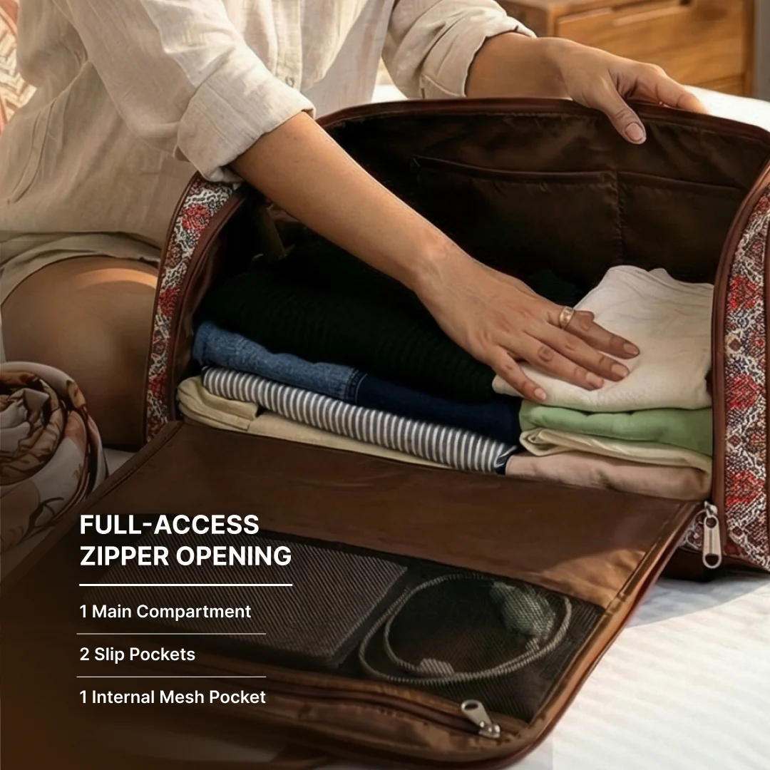 Agra Durrie Weekender Duffle Bag - Image 3