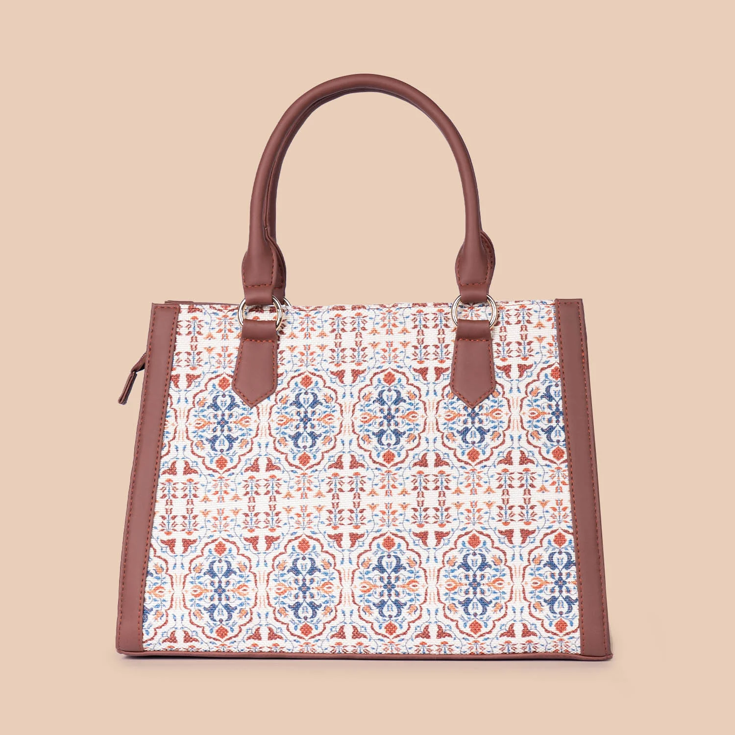 Agra Floral Classic Handbag - Image 4