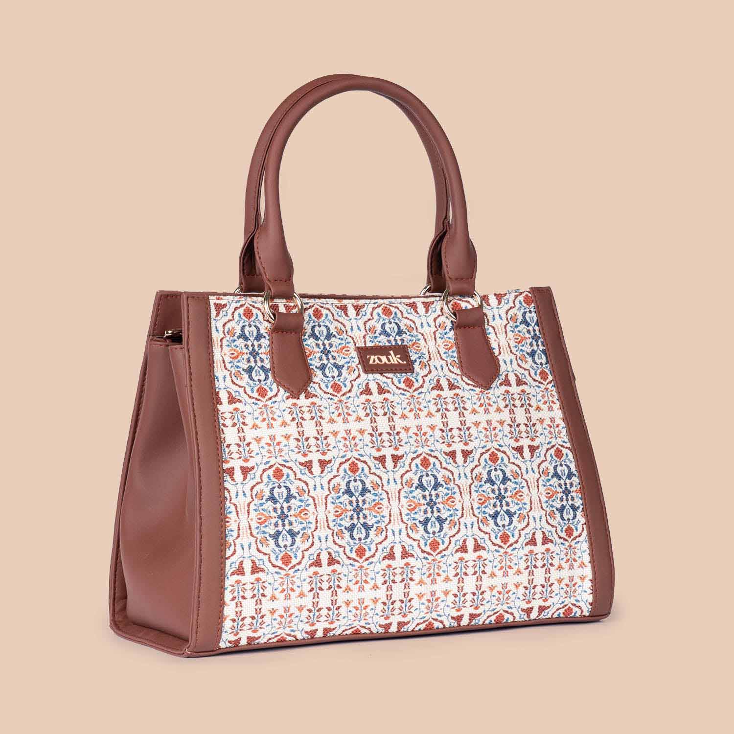 Agra Floral Classic Handbag - Image 5