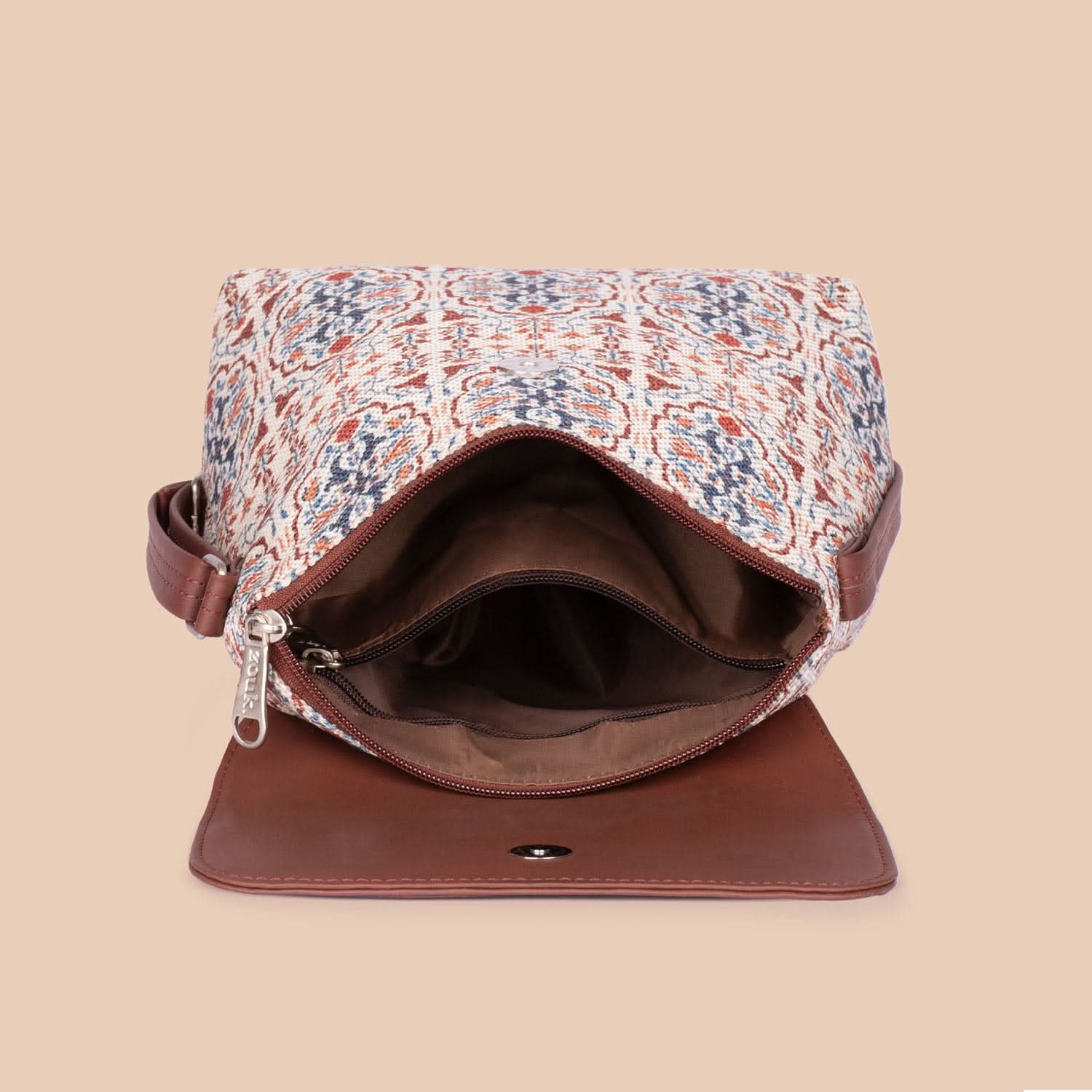Agra Floral Flap Sling Bag - Image 6
