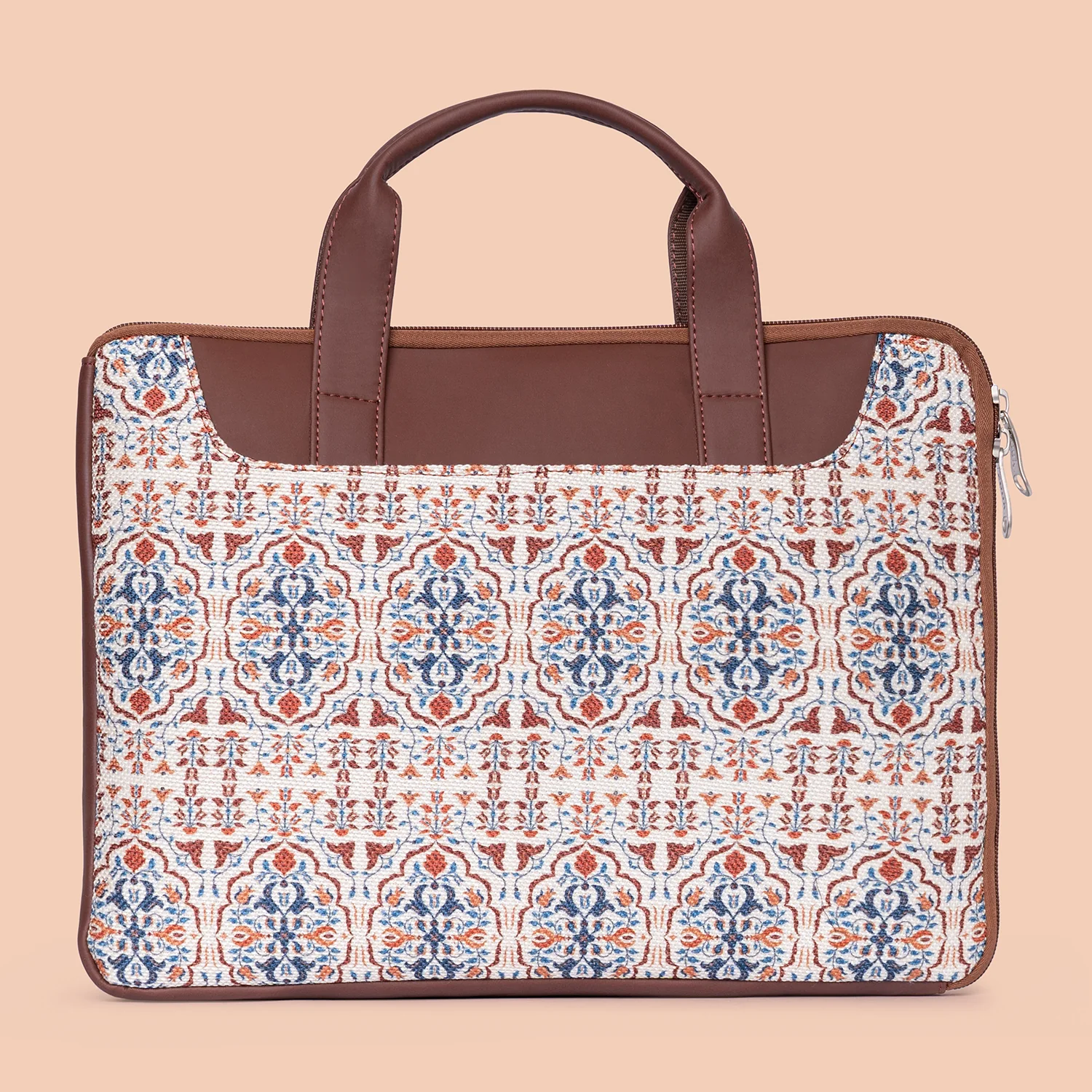 Agra Floral L-Zippered Laptop Sleeve - Image 6