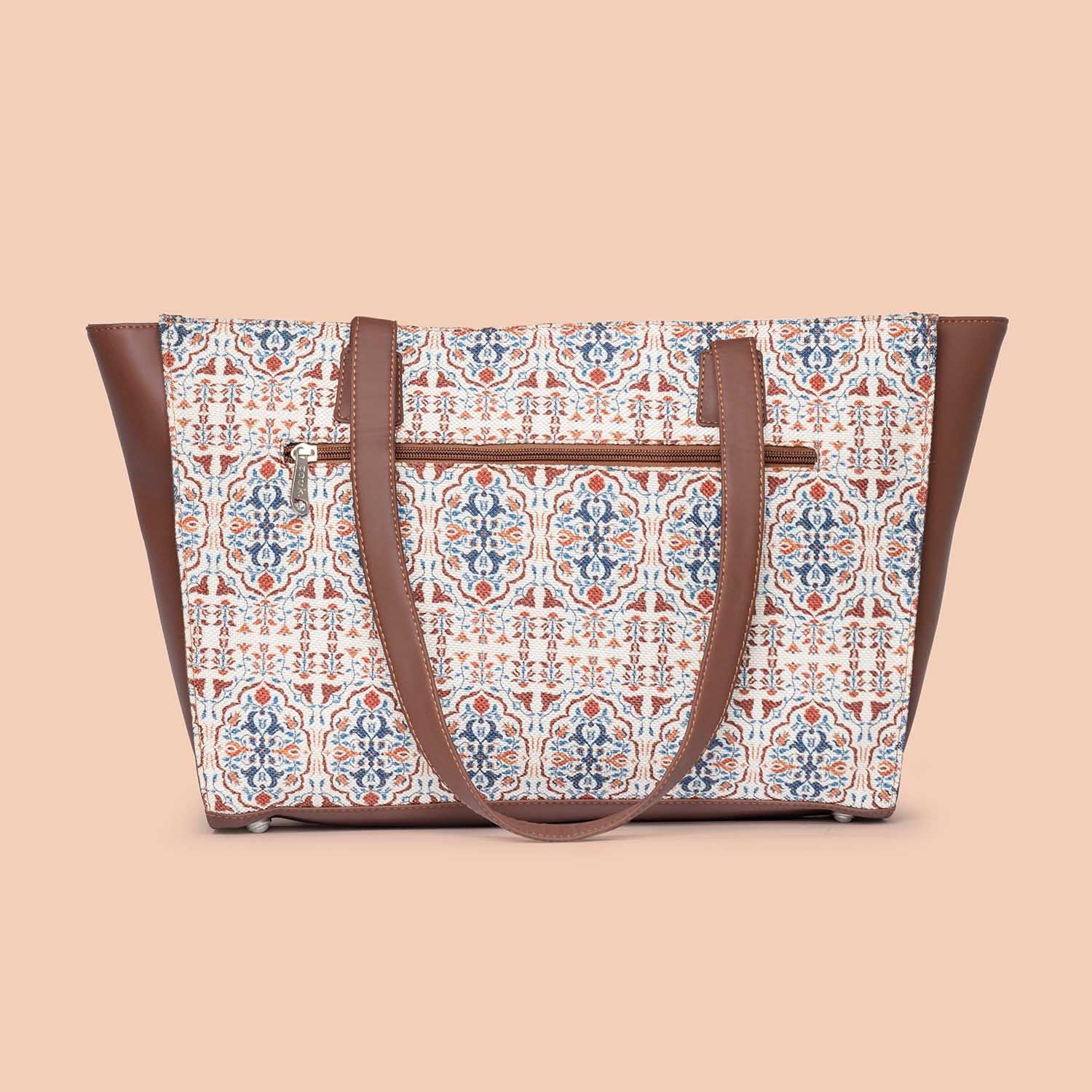 Agra Floral Office Tote Bag - Image 3