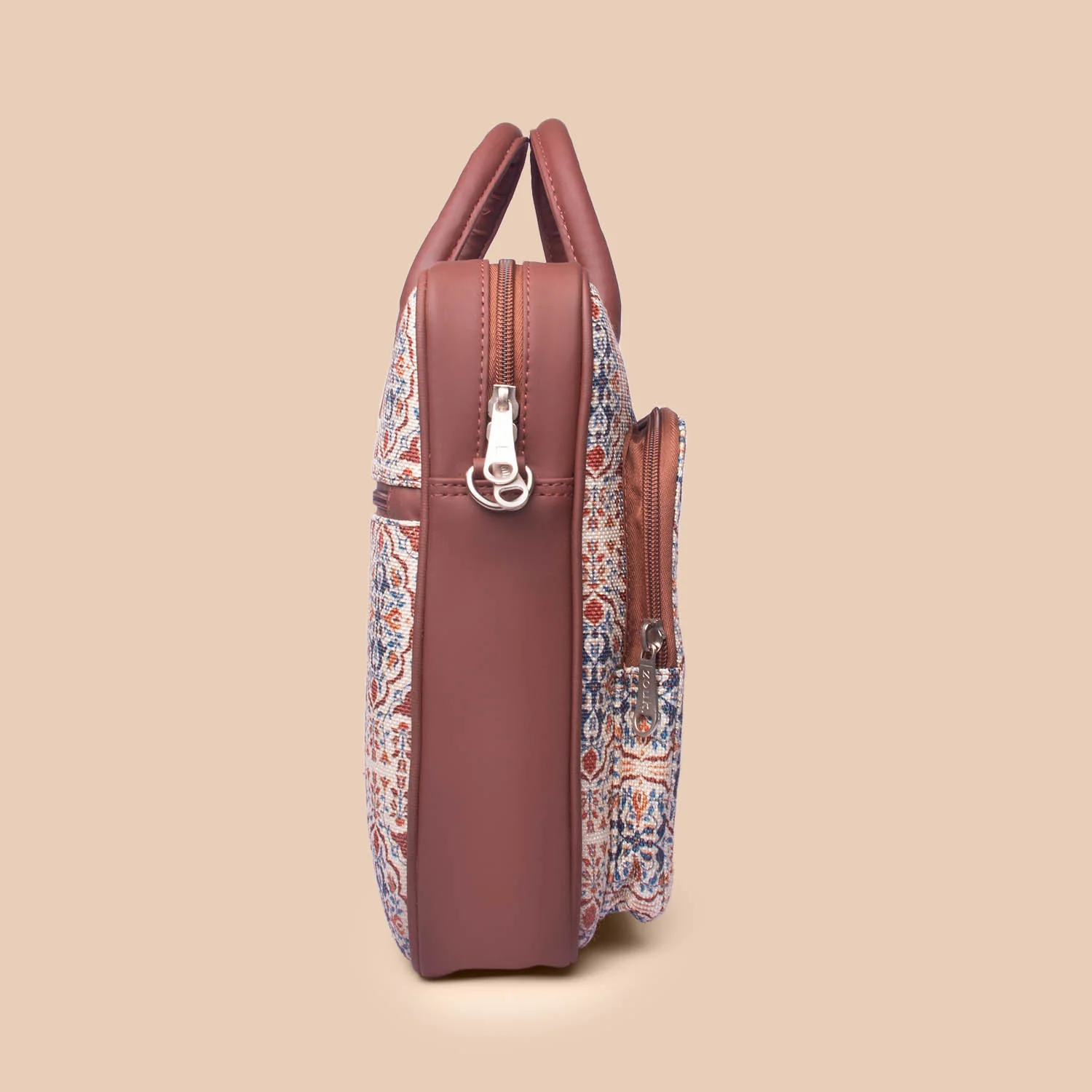Agra Floral Unisex Laptop Bag - Image 7