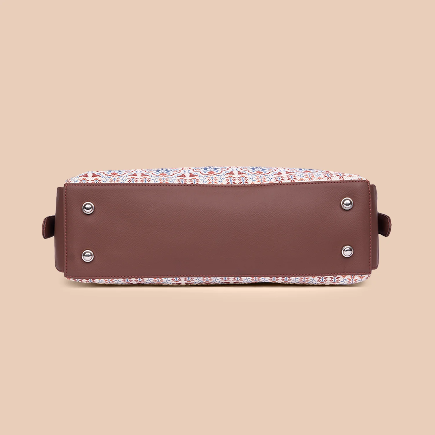 Agra Floral Women's Work Bag Brown - Image 11