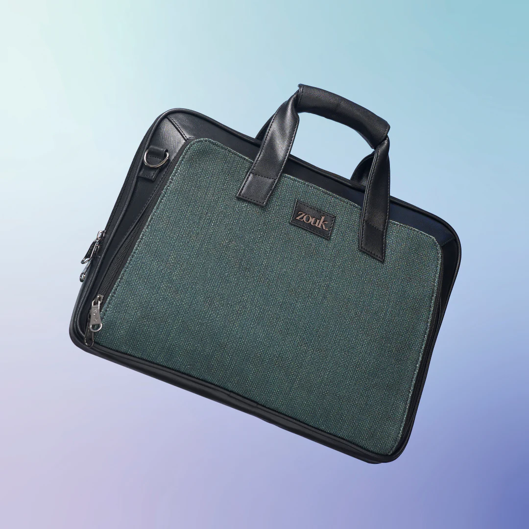 Ajmer Haze Executive Laptop Bag (Black) - Image 2