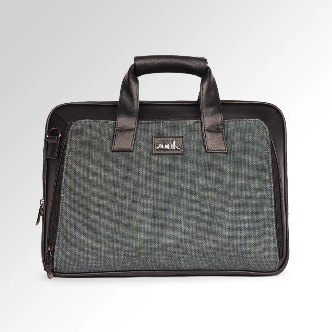 Ajmer Haze Executive Laptop Bag (Black) - Image 3