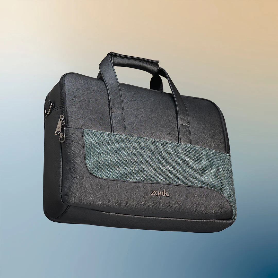 Ajmer Haze Office Laptop Bag (Black) - Image 2