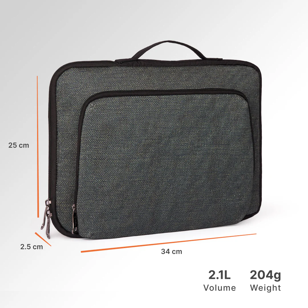 Ajmer Haze Signature Laptop Sleeve - 14inch (Black) - Image 4