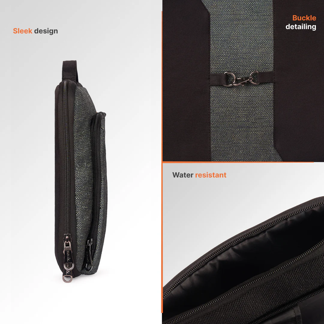 Ajmer Haze Signature Laptop Sleeve - 15.6inch (Black) - Image 4