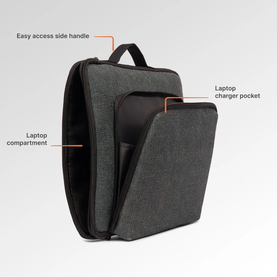 Ajmer Haze Signature Laptop Sleeve - 15.6inch (Black) - Image 5
