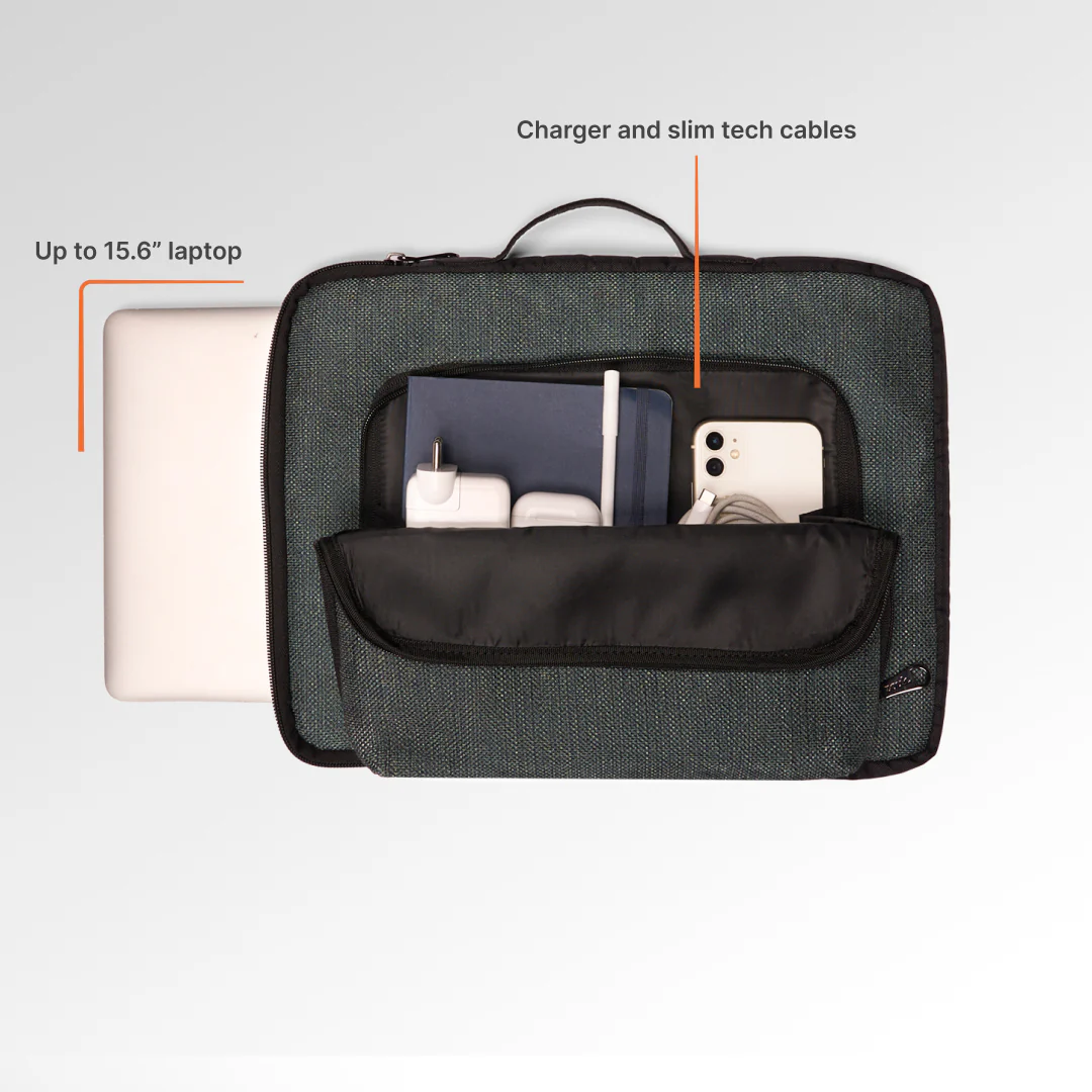 Ajmer Haze Signature Laptop Sleeve - 15.6inch (Black) - Image 6