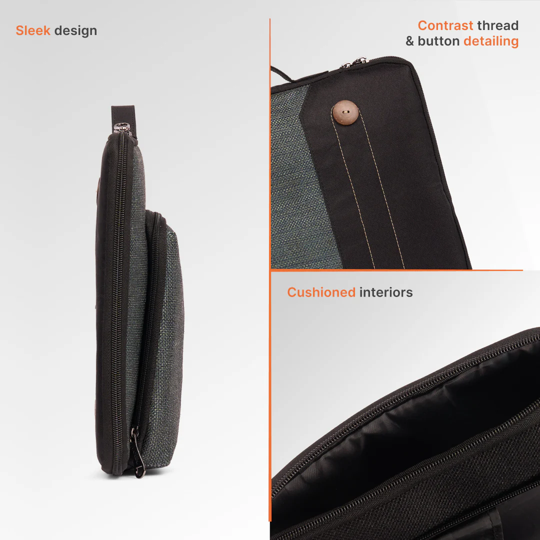 Ajmer Haze Urban Laptop Sleeve - 15.6inch (Black) - Image 5