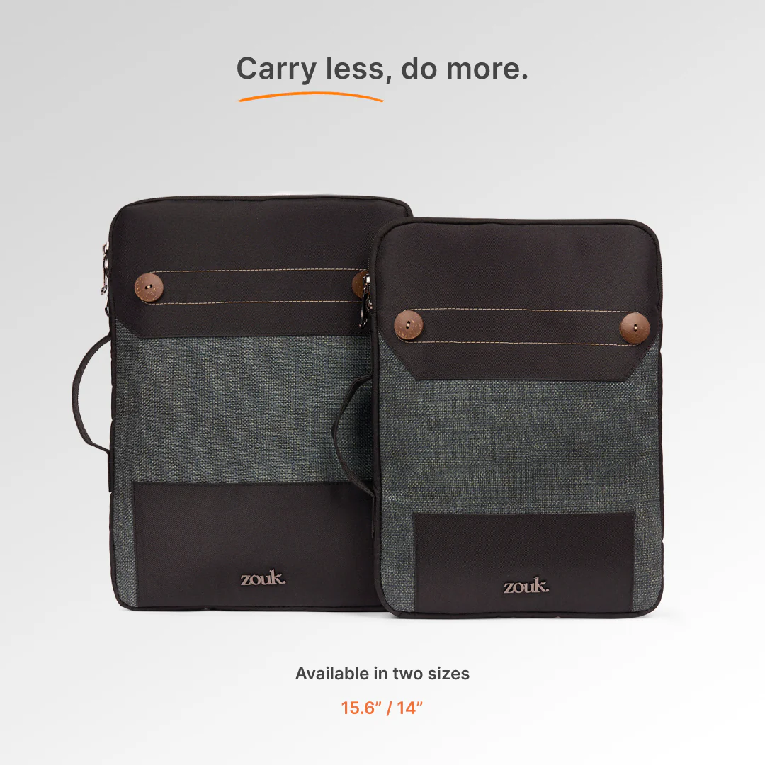 Ajmer Haze Urban Laptop Sleeve - 15.6inch (Black) - Image 8