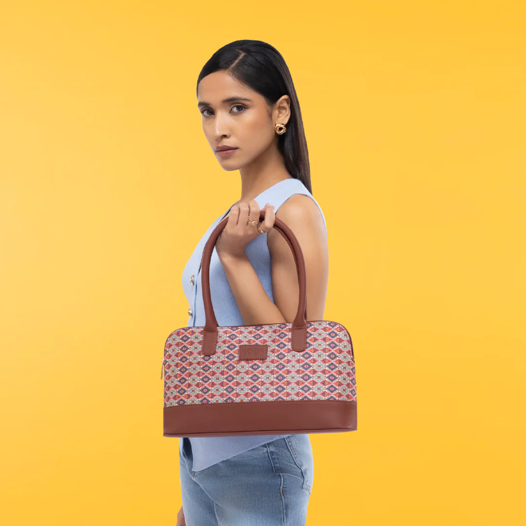 Ajrakh Kami Classic Handbag - 1991 by Zouk