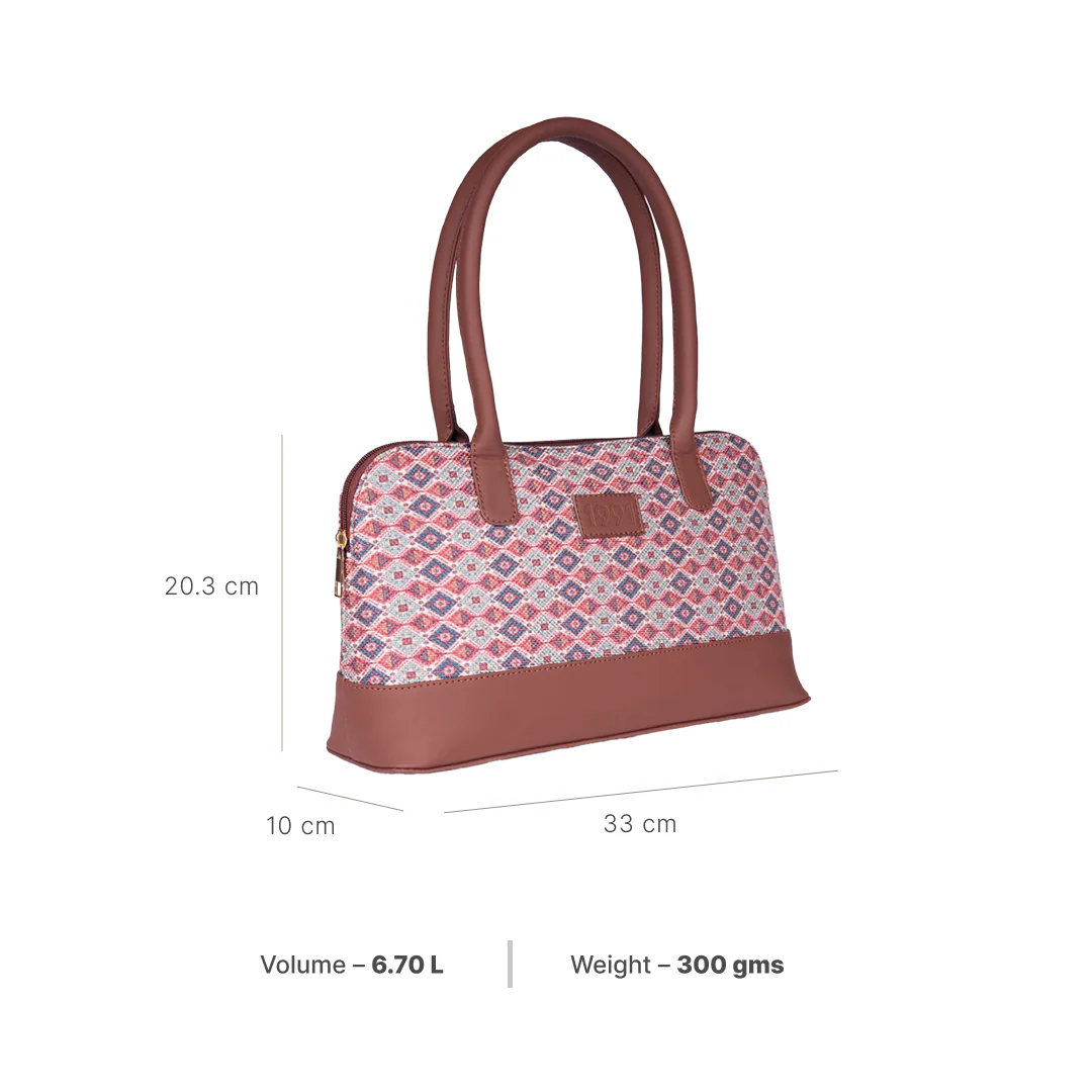 Ajrakh Kami Classic Handbag - 1991 by Zouk - Image 3