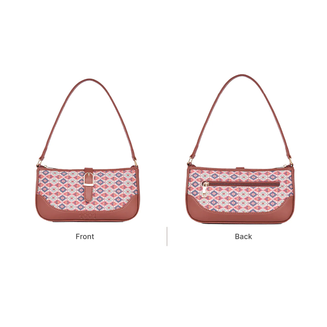 Ajrakh Kami Classic Sling Bag - 1991 by Zouk - Image 3