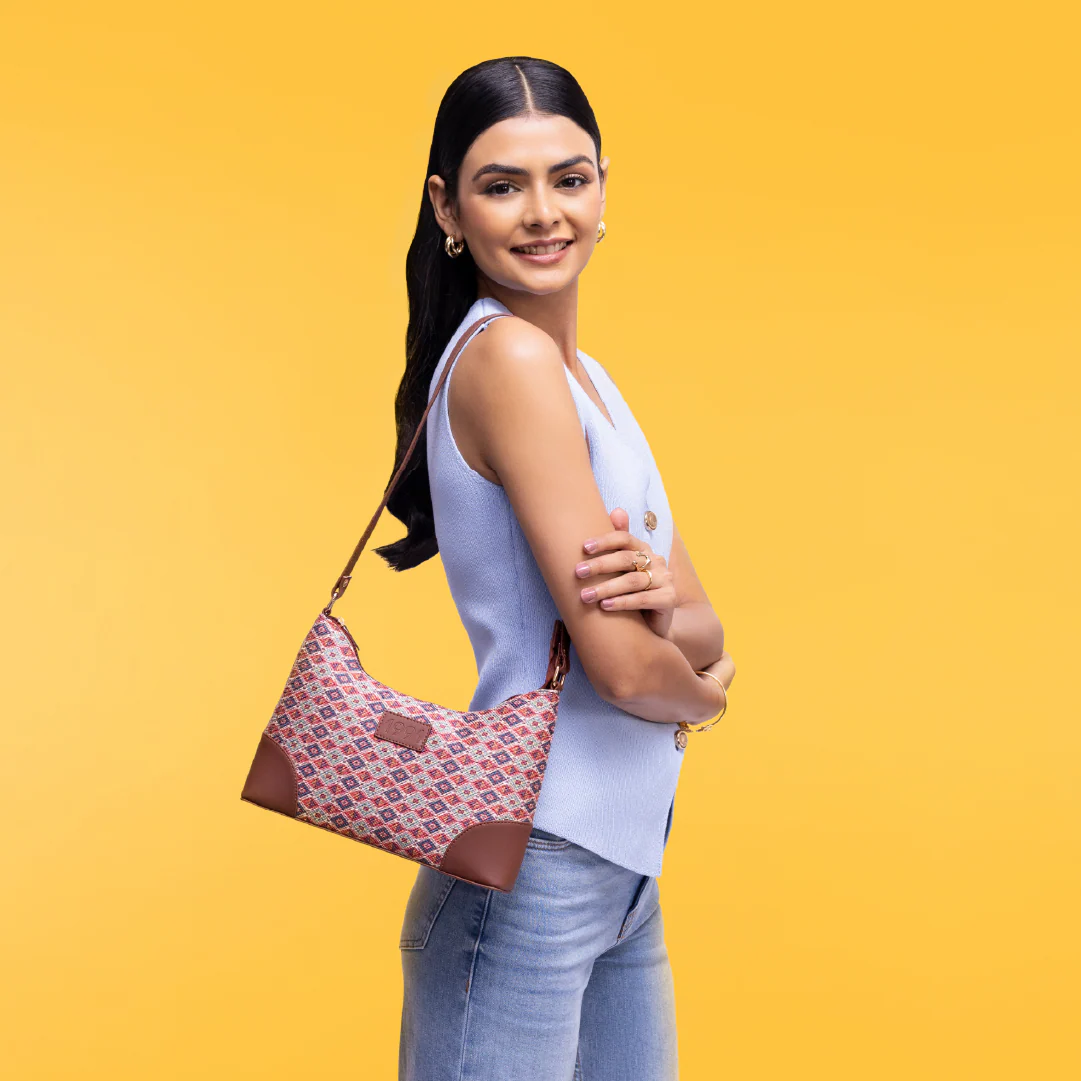 Ajrakh Kami Regular Handbag - 1991 by Zouk - Image 2