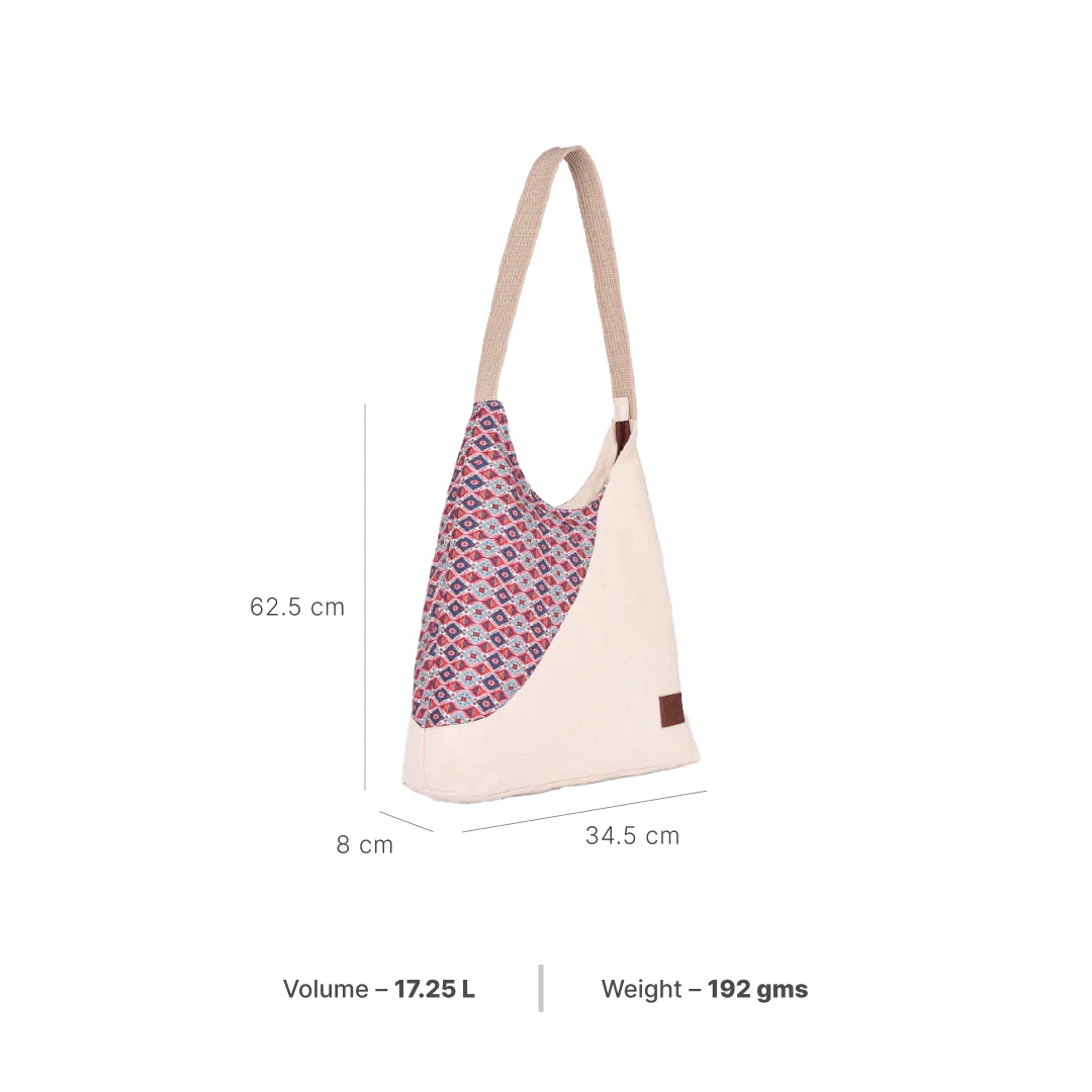 Ajrakh Kami Regular Tote Bag - 1991 by Zouk - Image 4