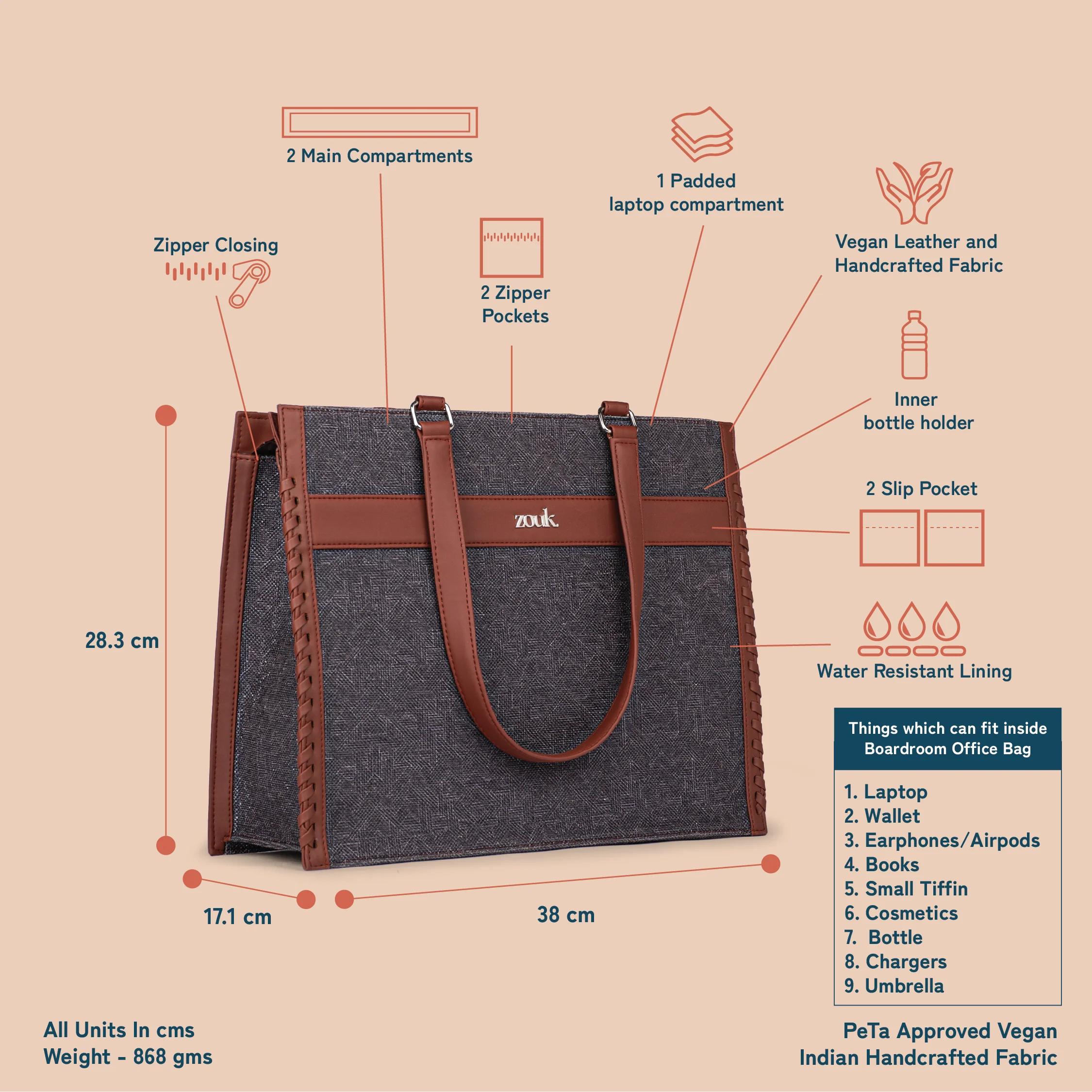 Amer Maze Boardroom Office Bag - Image 5