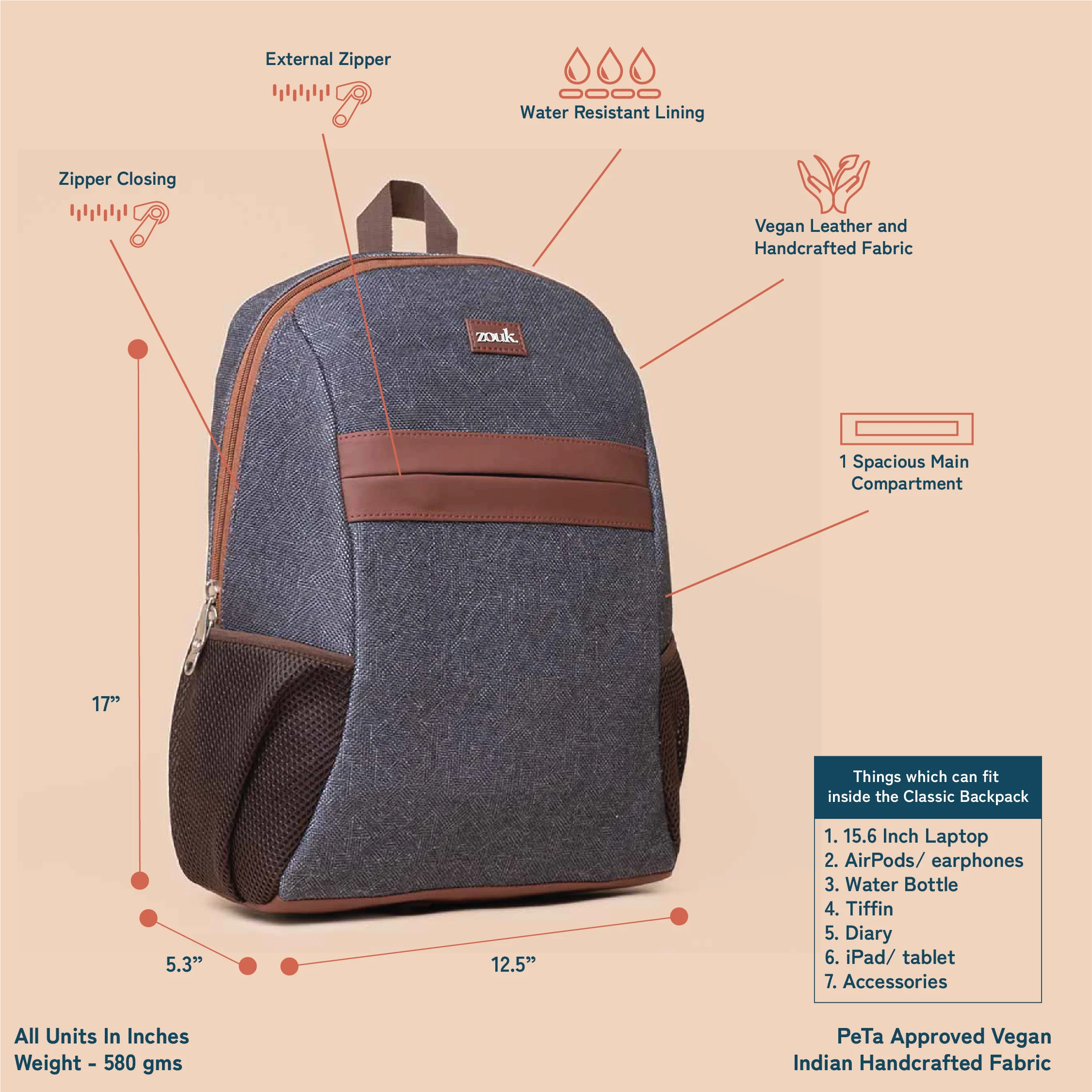 Amer Maze Men's Classic Backpack - Image 3