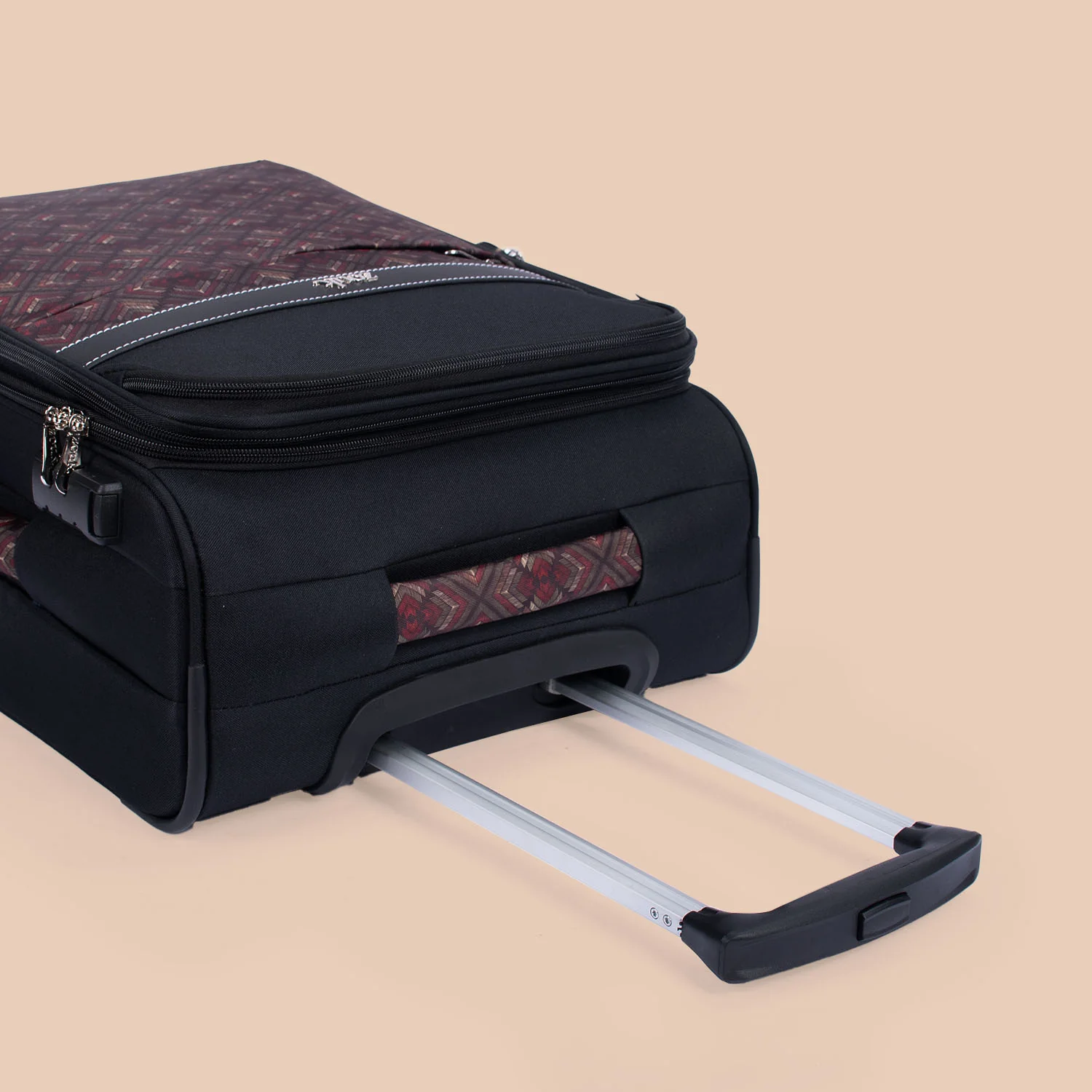 Amritsar Phulkari Avasa Trolley Bag (Black) - Image 11