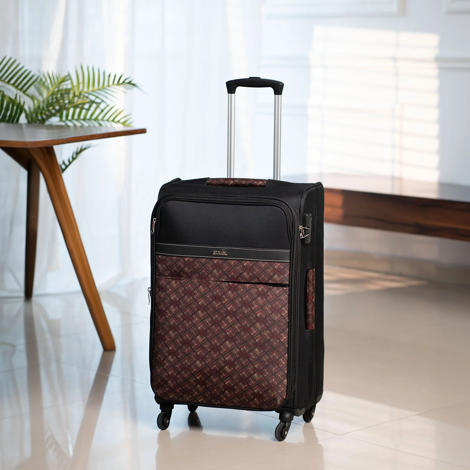 Amritsar Phulkari Avasa Trolley Bag (Black) - Image 18