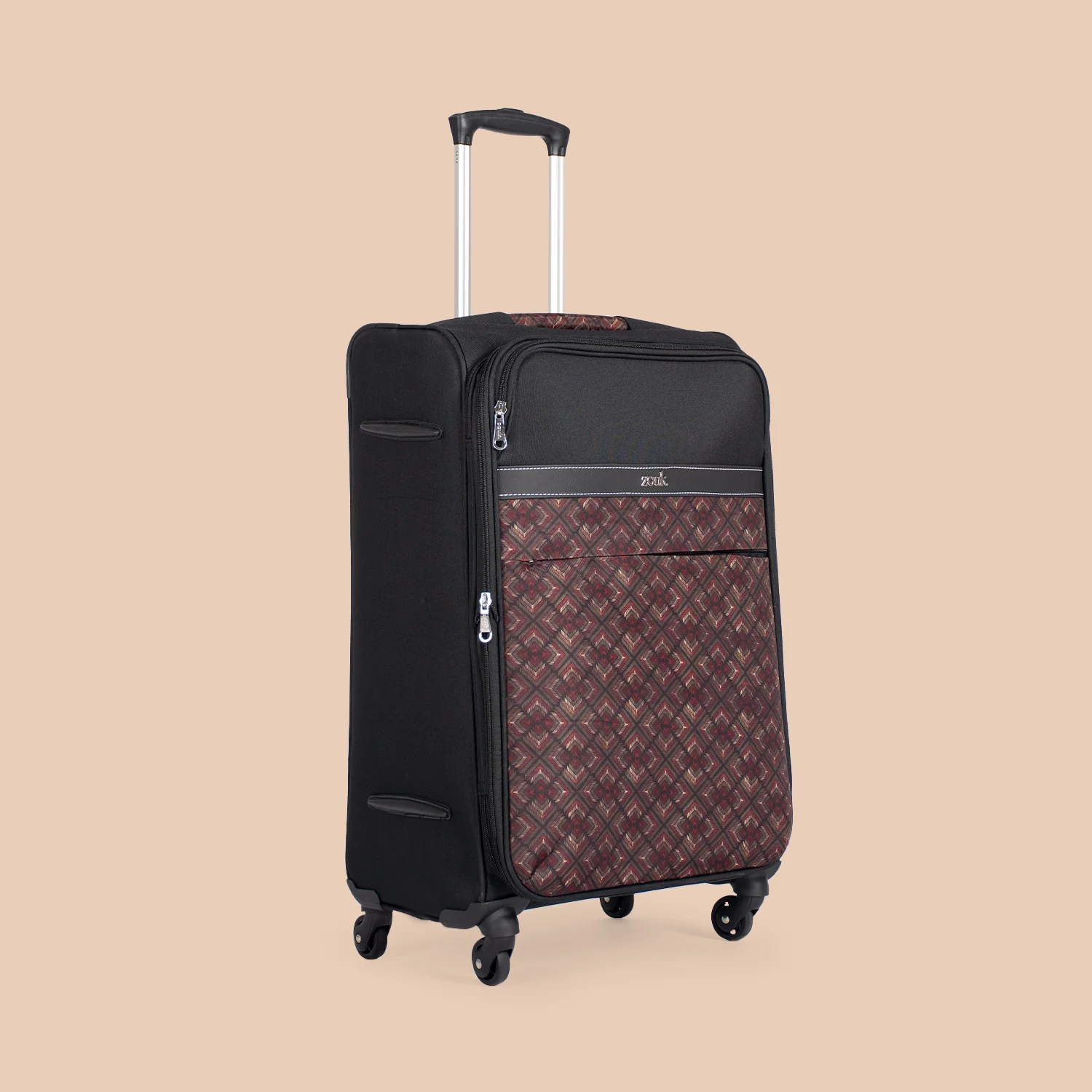 Amritsar Phulkari Avasa Trolley Bag (Black) - Image 6
