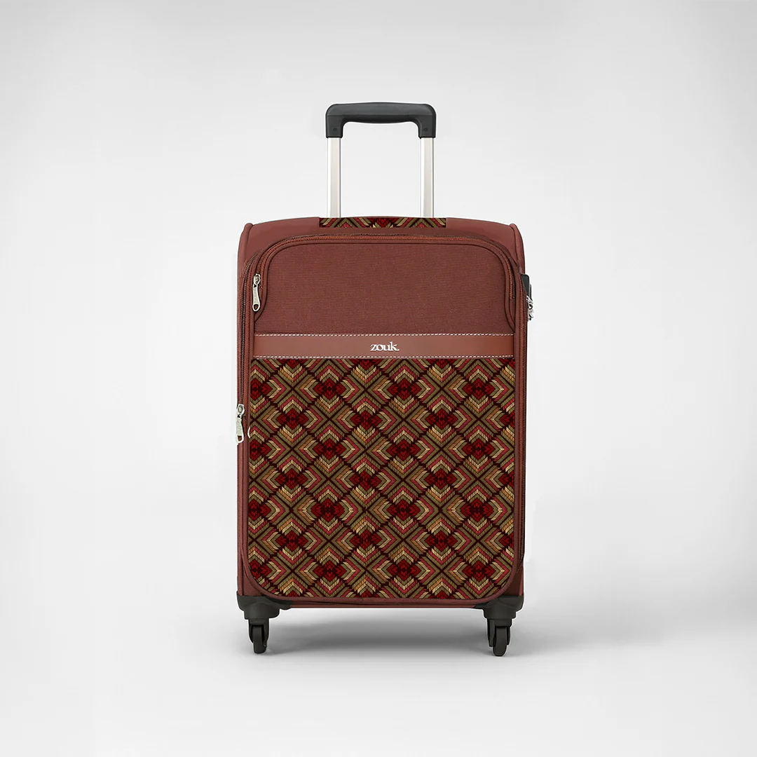 Amritsar Phulkari Avasa Trolley Bag Combo - Image 3