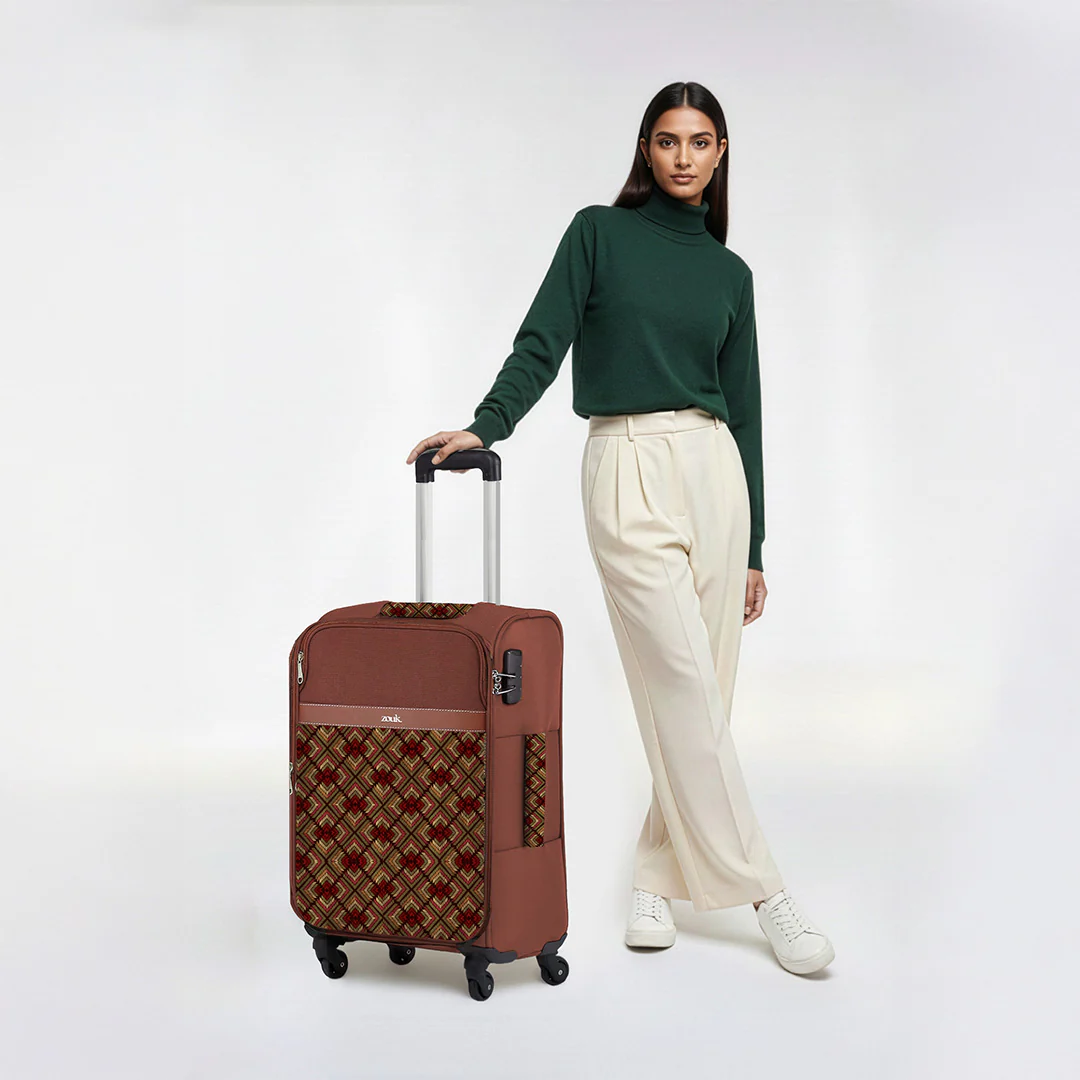 Amritsar Phulkari Avasa Trolley Bag (Large) - Image 2