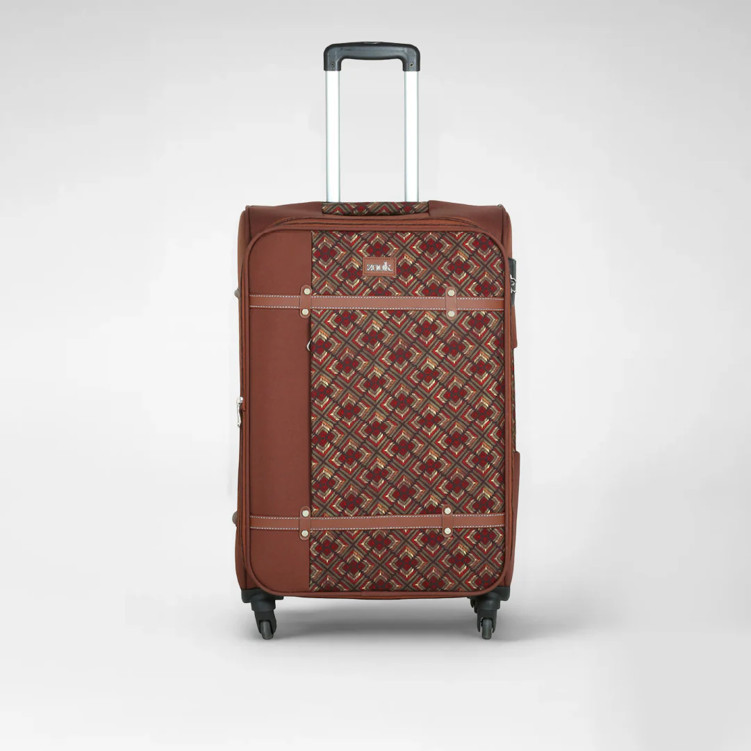 Amritsar Phulkari Saira Trolley Bag - Image 11
