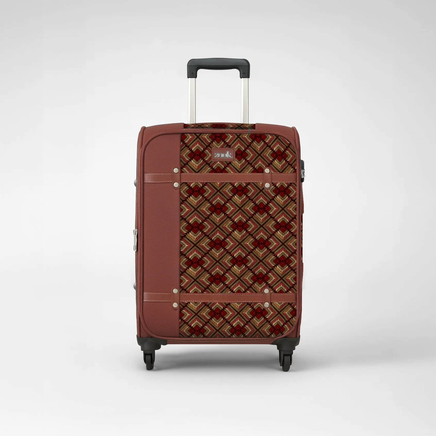 Amritsar Phulkari Saira Trolley Bag Combo (Cabin & Large) - Image 3