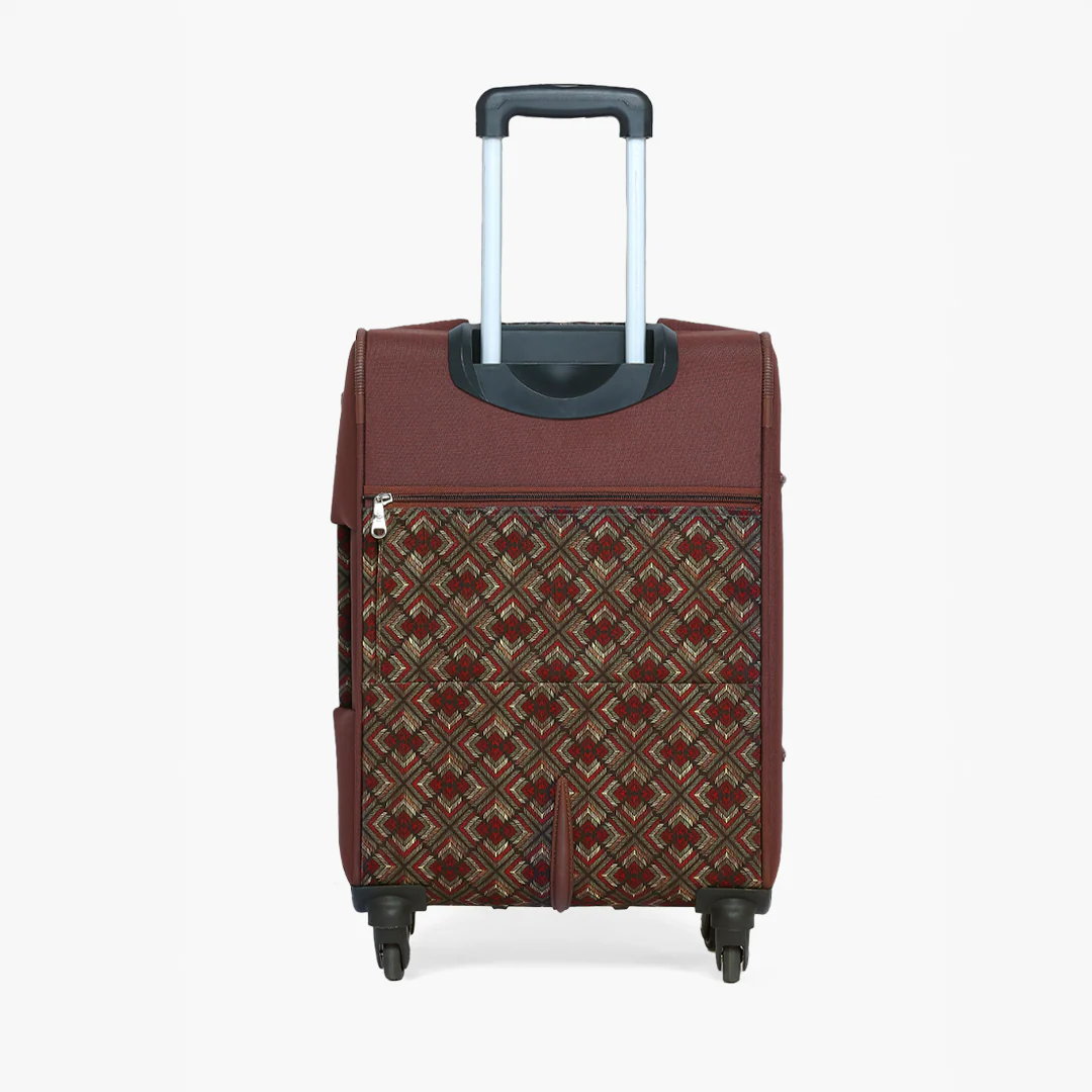 Amritsar Phulkari Saira Trolley Bag Combo (Cabin & Large) - Image 4