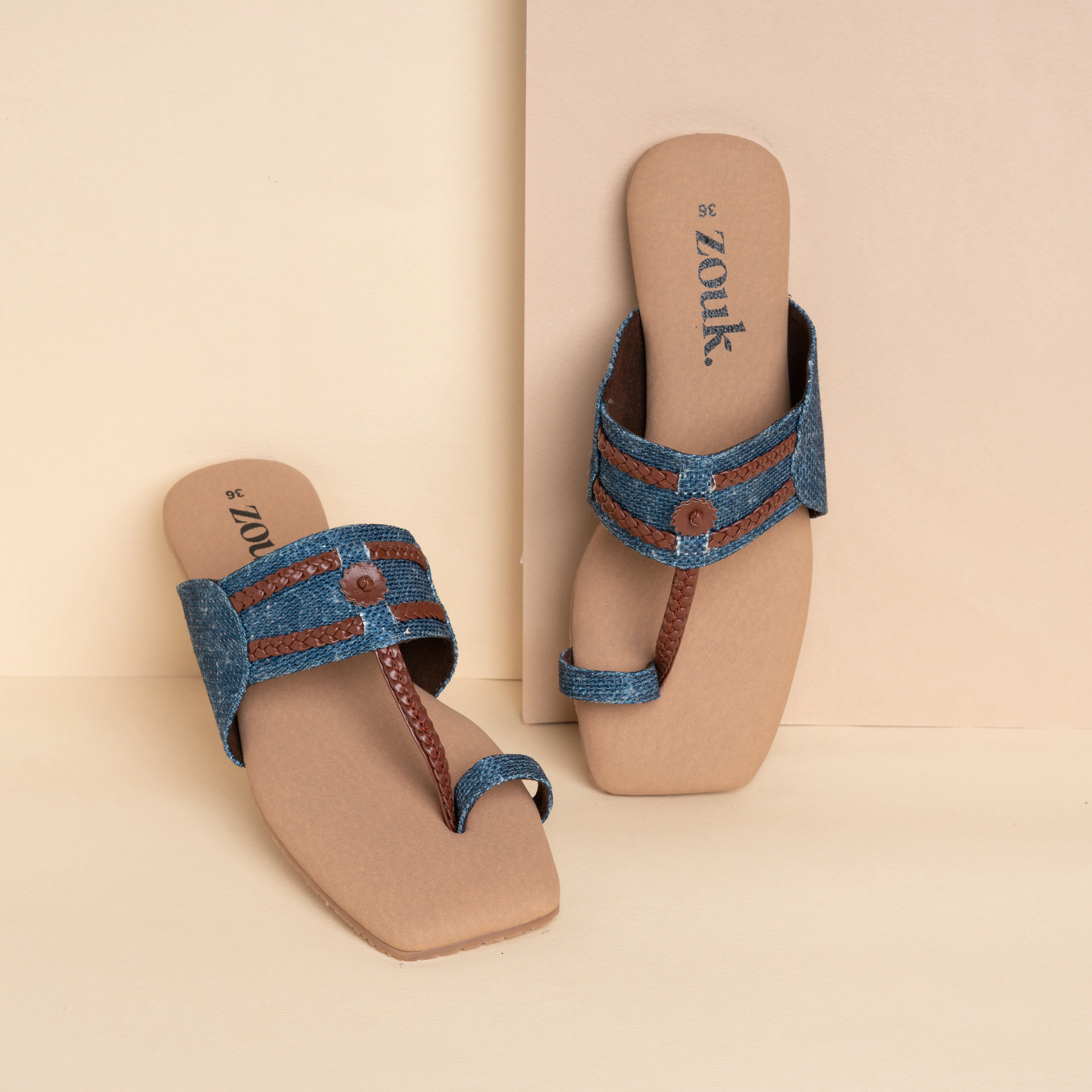 Andaman Marine Braided Kolhapuri Chappal