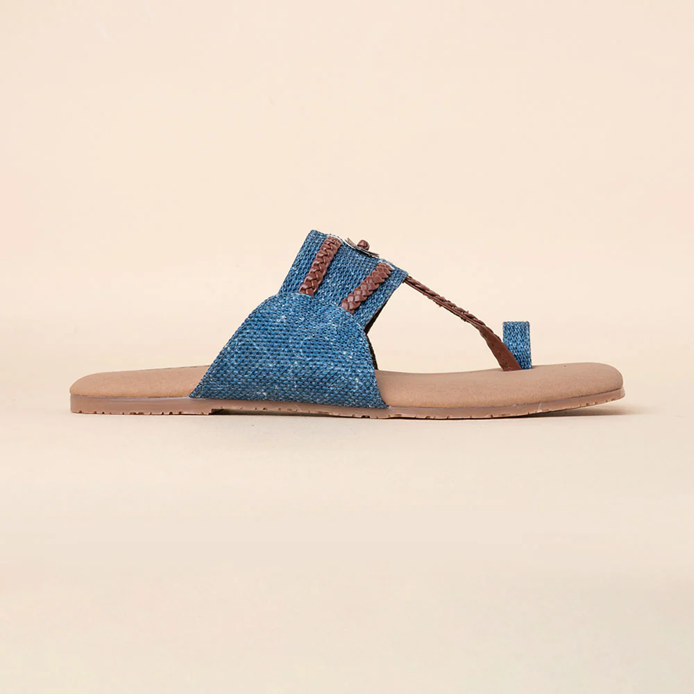 Andaman Marine Braided Kolhapuri Chappal - Image 10